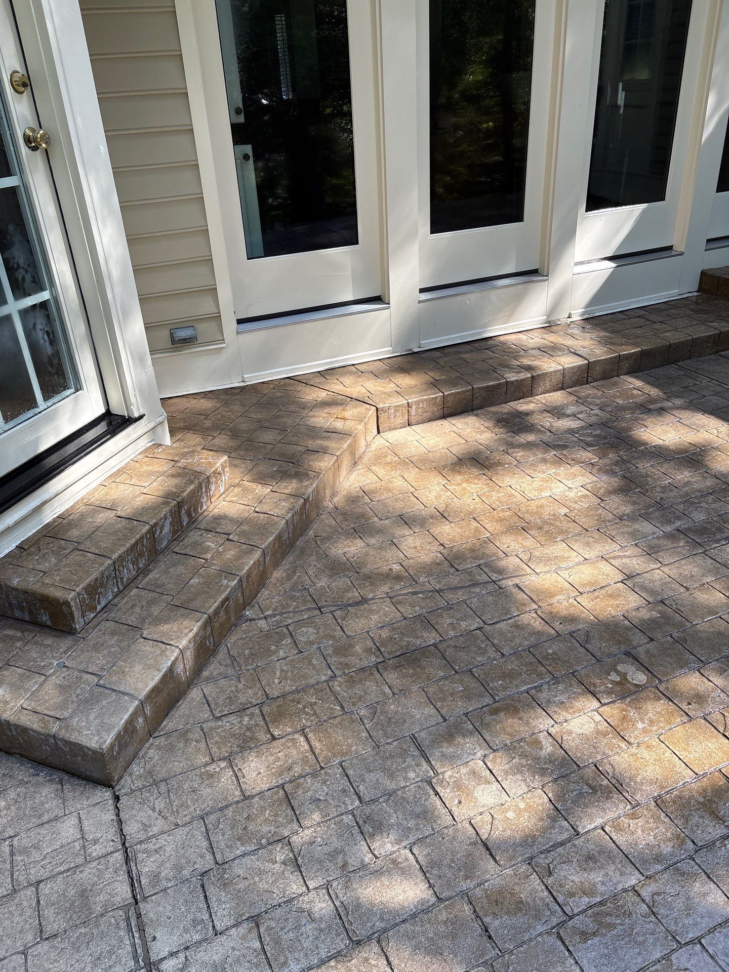 paver patio using Concrete Stain by DuraSeal
