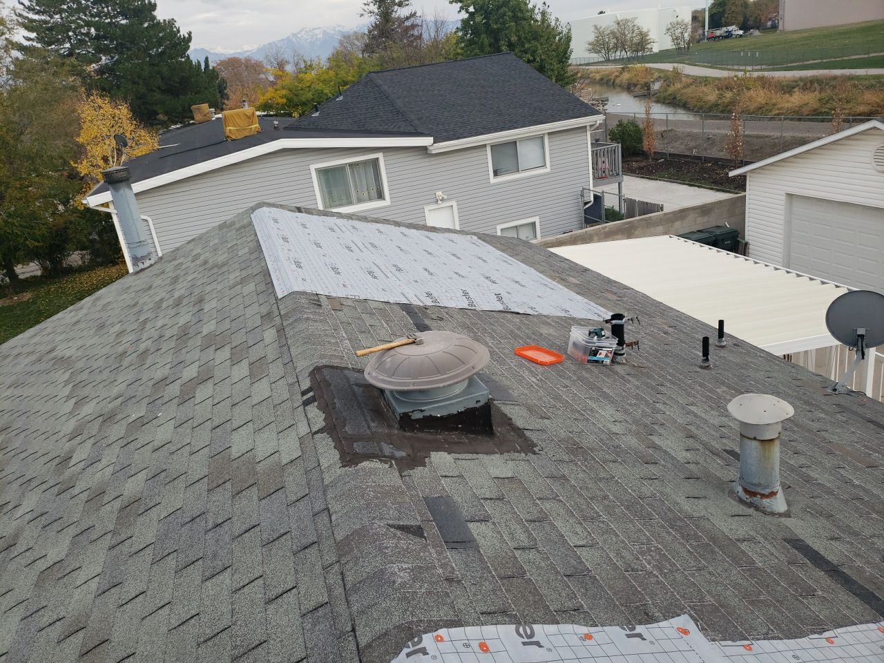 Residential Roofing Installation using GAF Timberline HDZ - Lifetime Shingle by The Roof Doctor