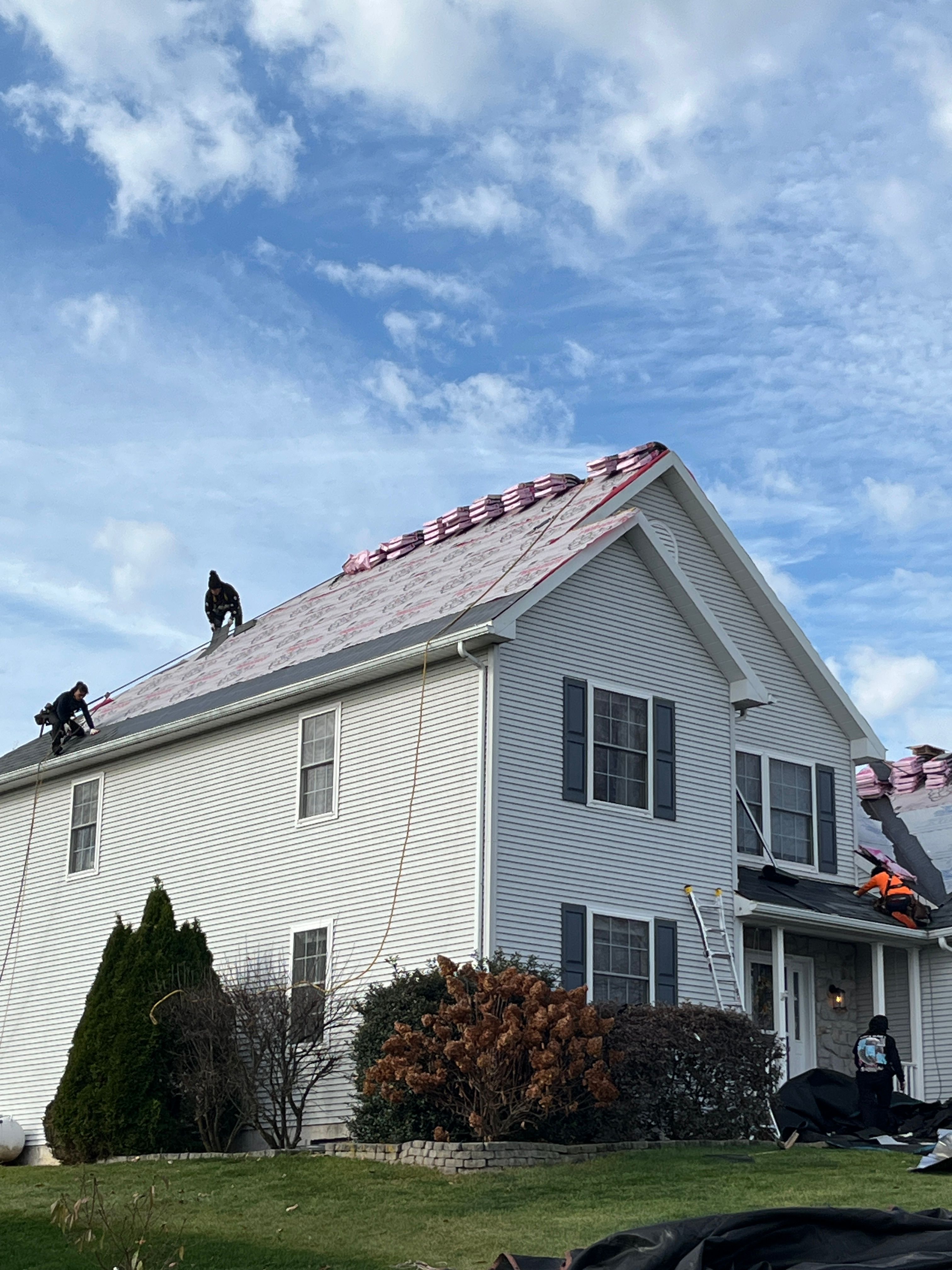 New Roof Installation using Owens Corning Duration Estate Gray by Starway Roof Systems