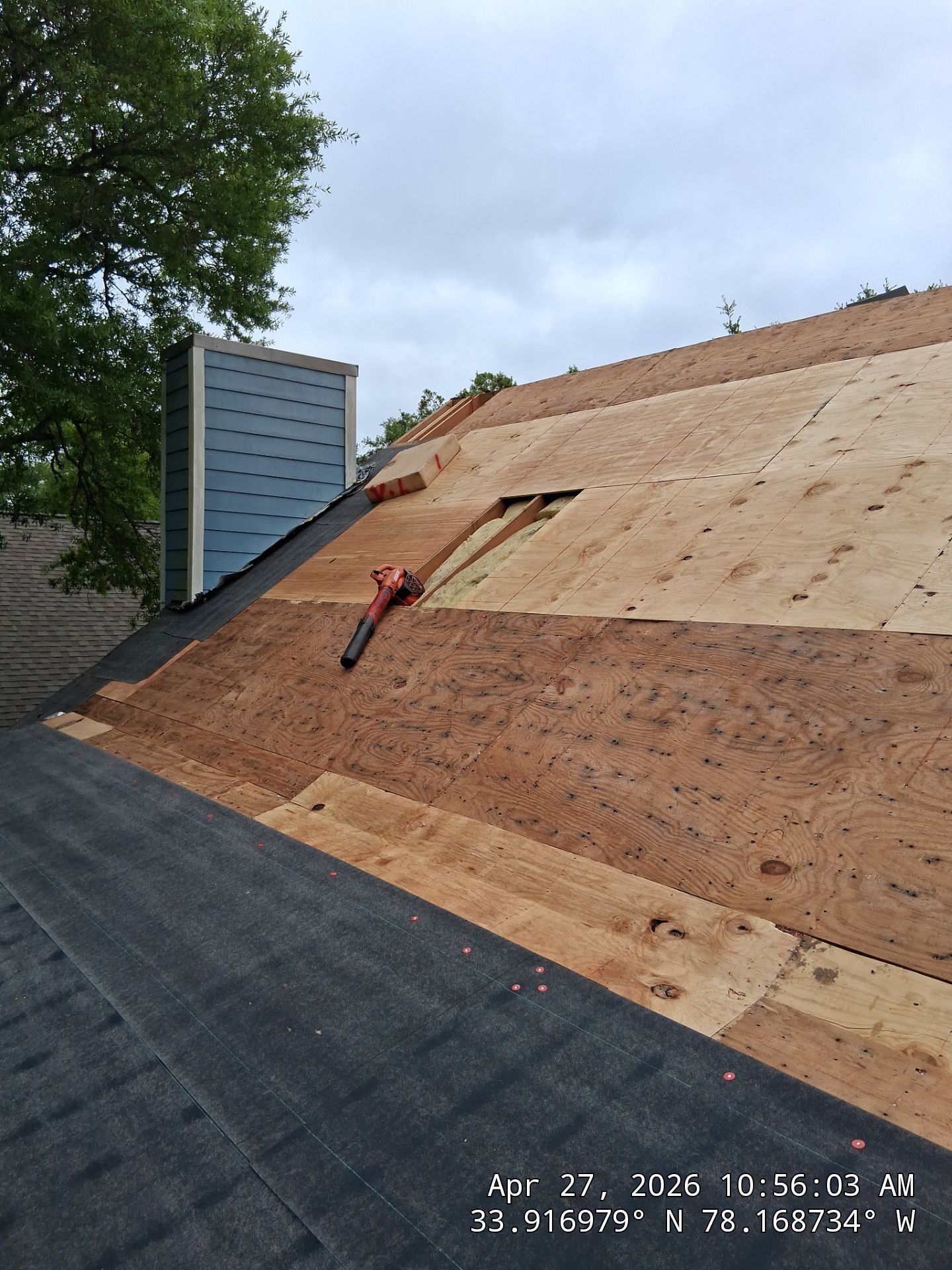 Roof Replacement using CertainTeed Landmark Pro Max Def Pewter by RGR Construction and Roofing, LLC