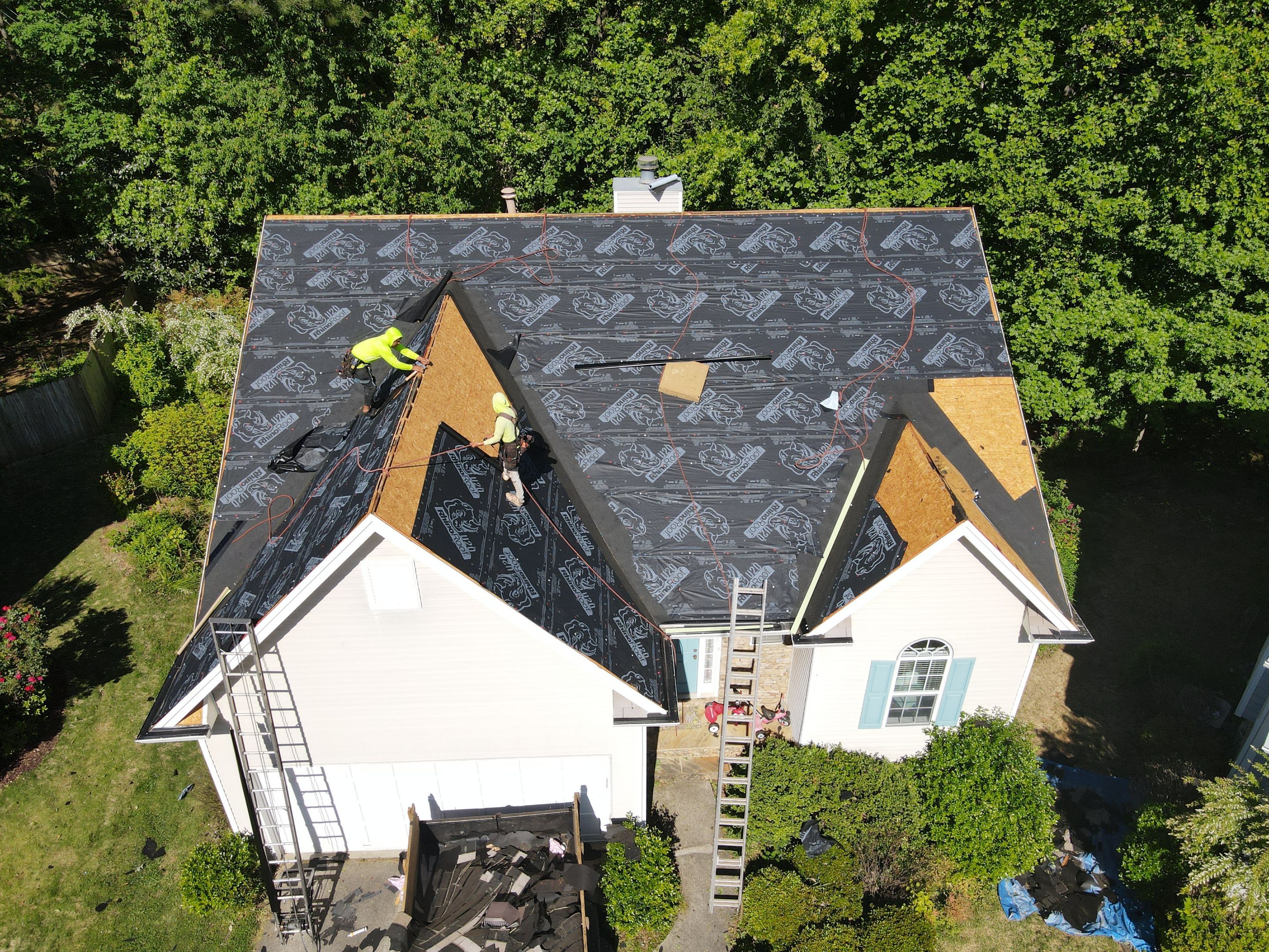 Residential Roofing Installation using Owens Corning by Inspector Roofing and Restoration
