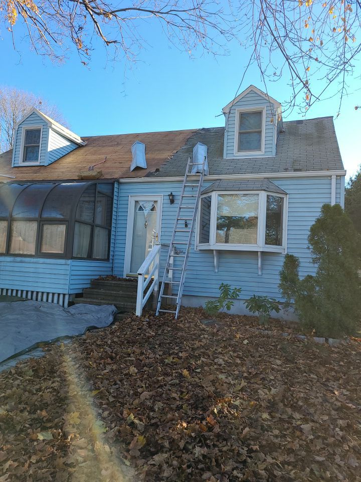 Residential Roofing Installation using Owens Corning TruDefinition Quarry Gray by A Plus Exterior