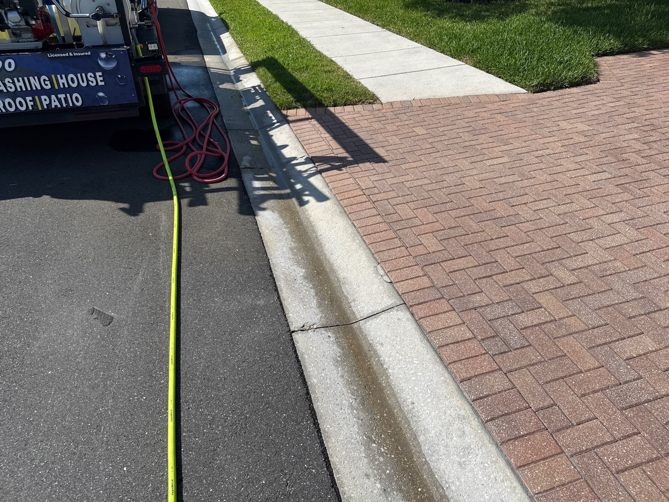 Paver Driveway & Rust Stain Removal – Oakleaf Hammock Community, Ellenton, FL by Sunshine AquaWash