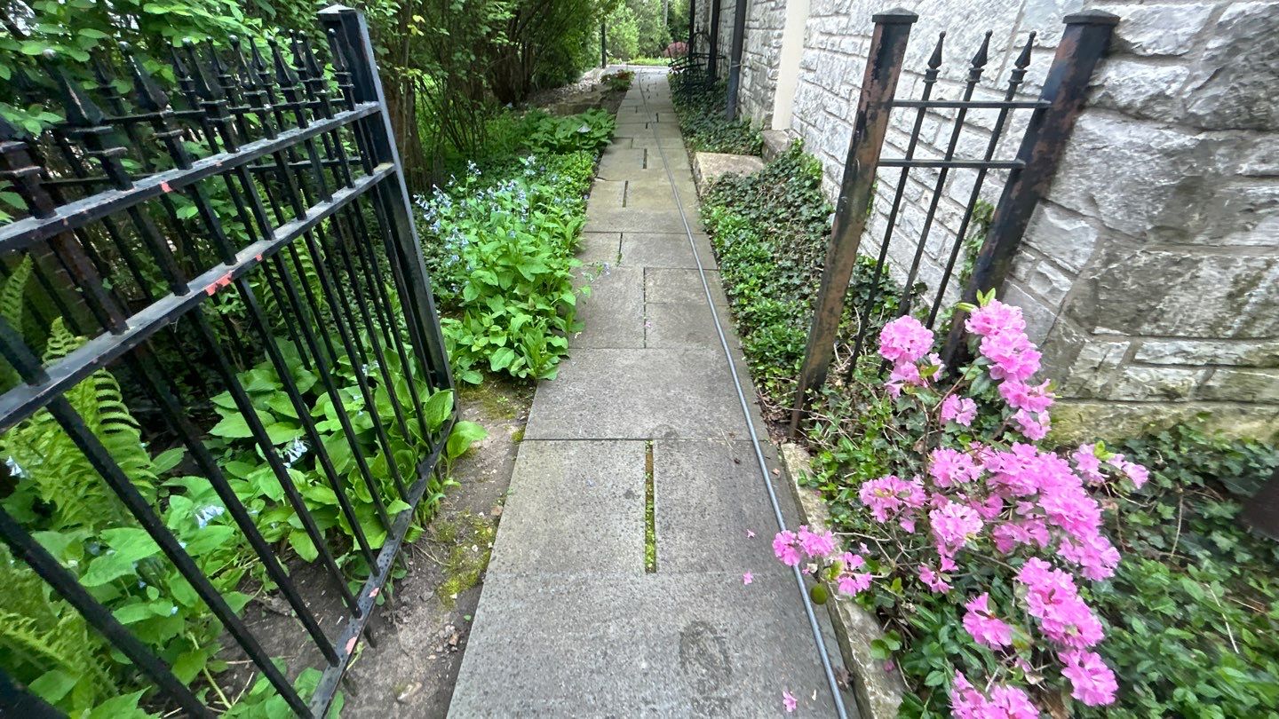 Winnetka, IL bluestone patio cleaning by Northern Power Washing LLC.