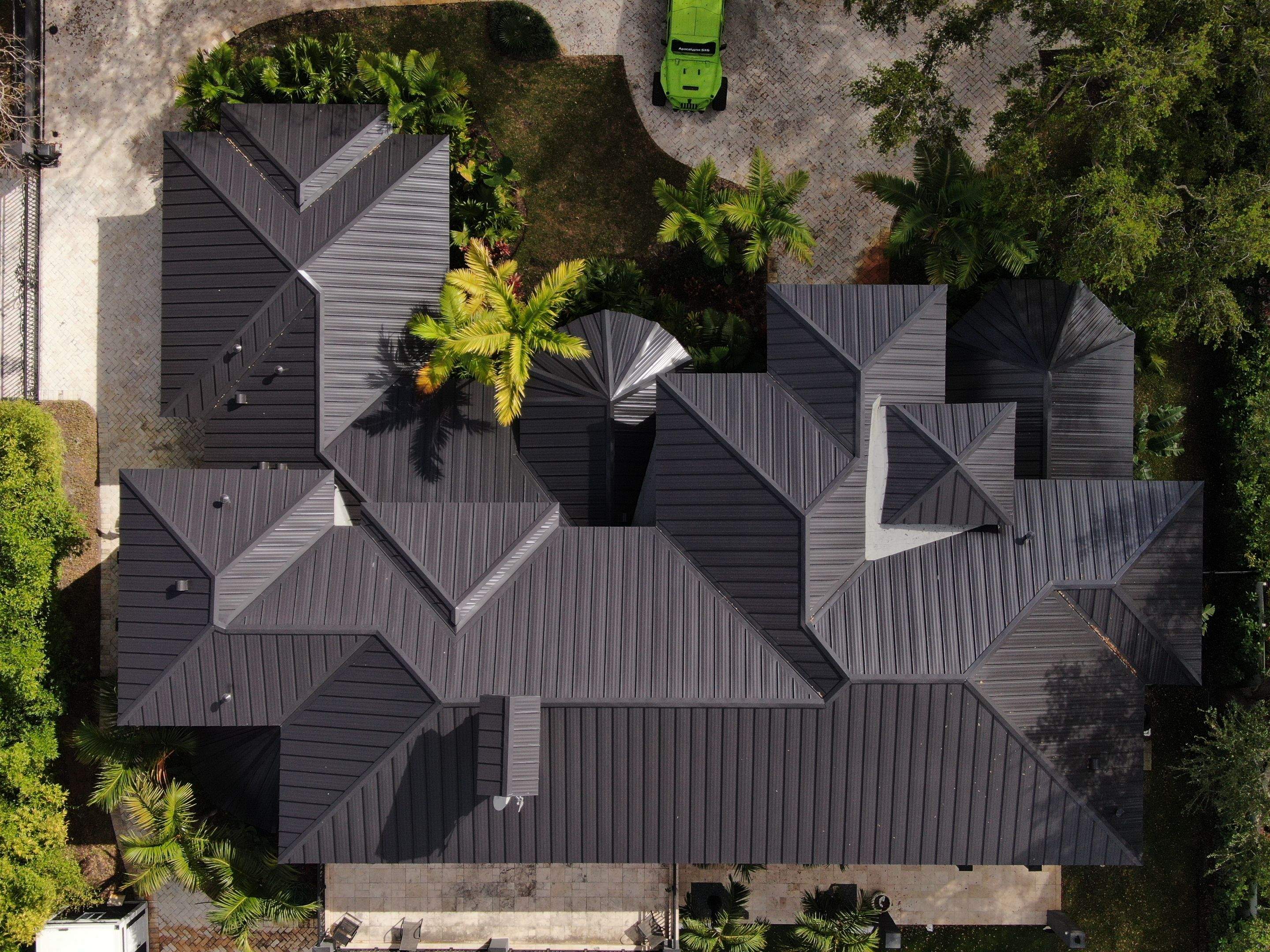 Metal Roof - Galvalume - Matte Black by Istueta Roofing