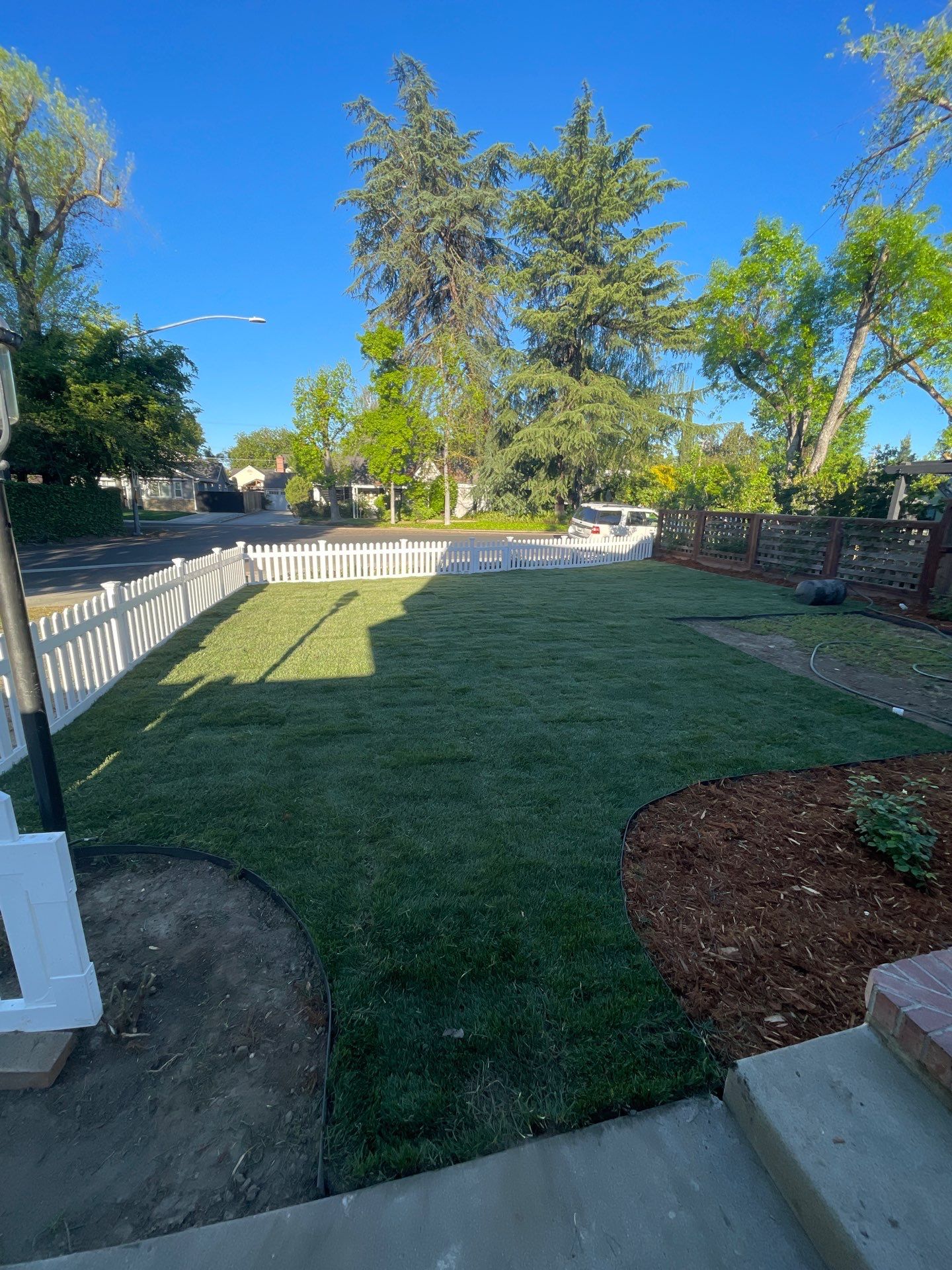 Project in Modesto by A - G Sod Farms