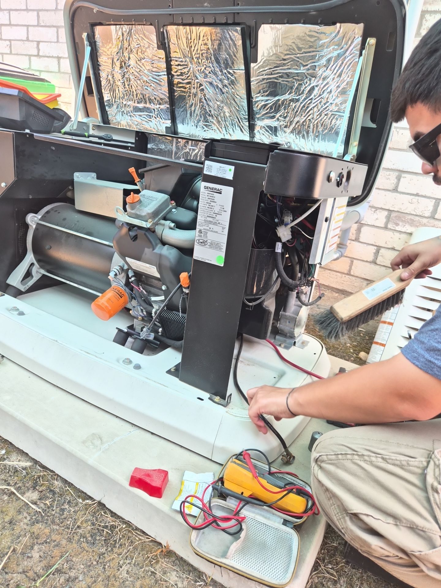 Residential Generac Generator Maintenance and Testing in Spring, Texas by GenTex Elite Services
