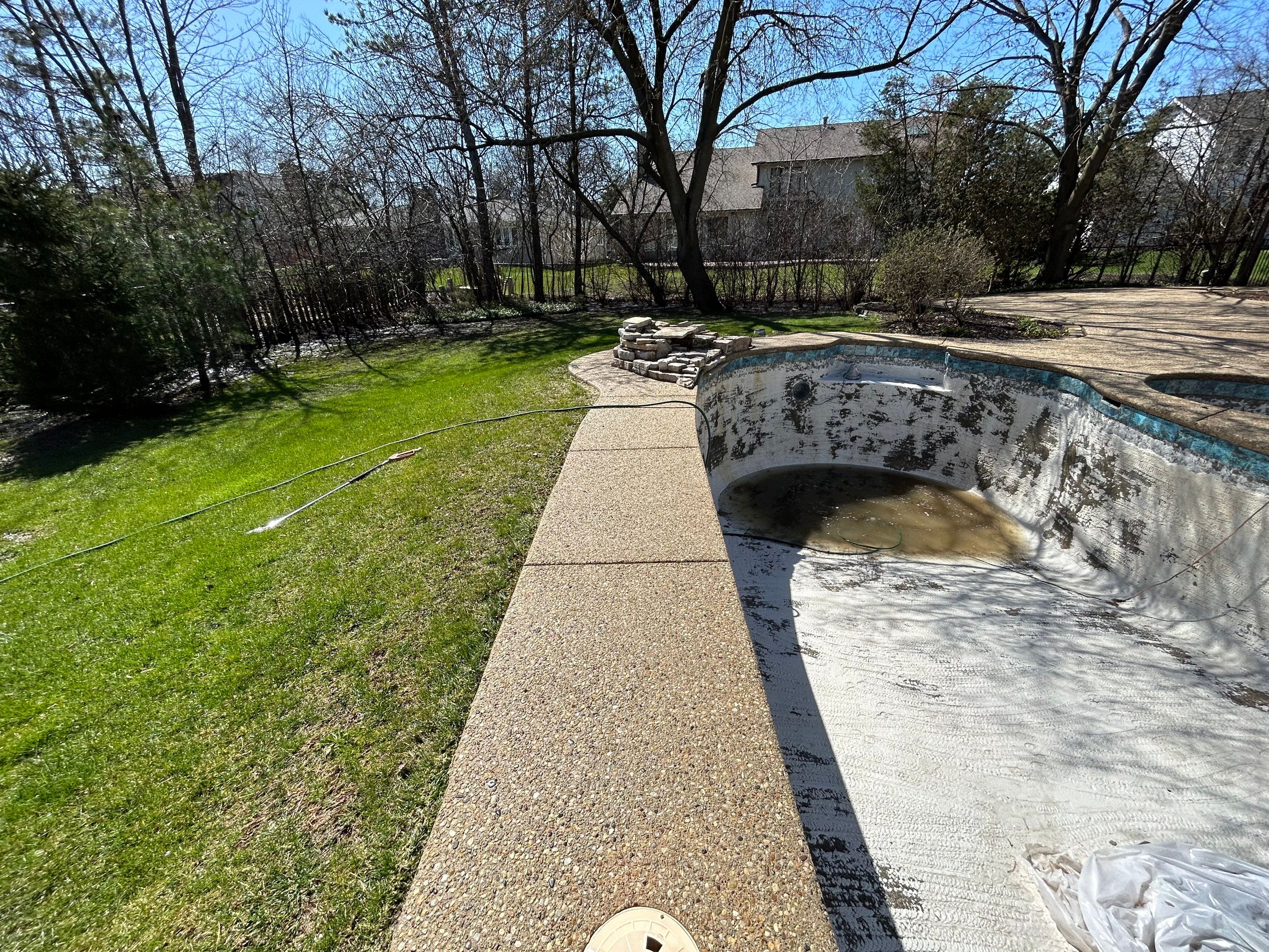Aggregate Clean and seal using low gloss sealer by Northern Power Washing LLC.