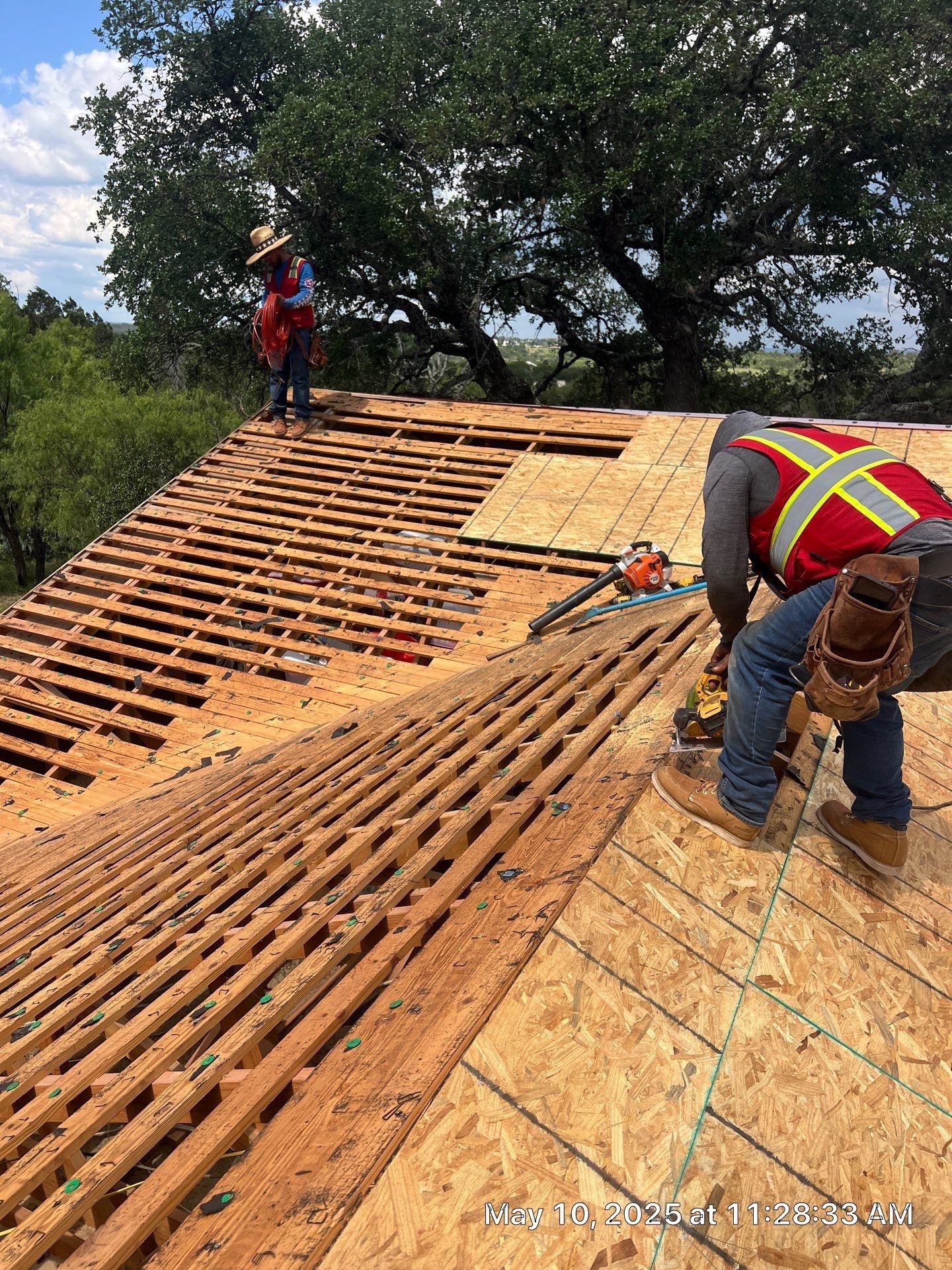 Steel Metal Roofing using McElroy Steel Standing Seam by Lightning Exteriors