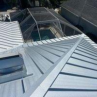 24ga 1.5" Mechanical Seam Mill Finish by Total Roofing System The Metal Roof Experts