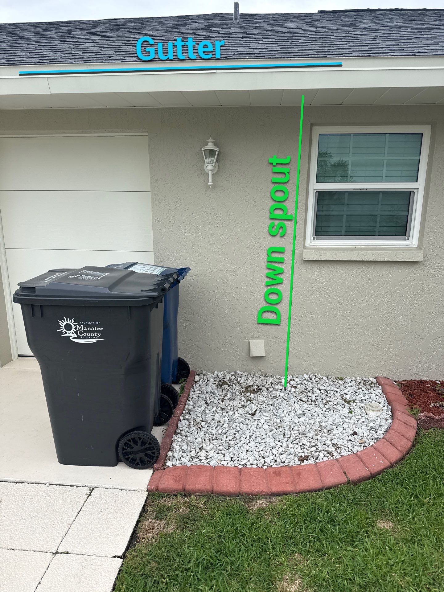 Replace gutter using seal gutters in Sarasota FL by Gutter Professors