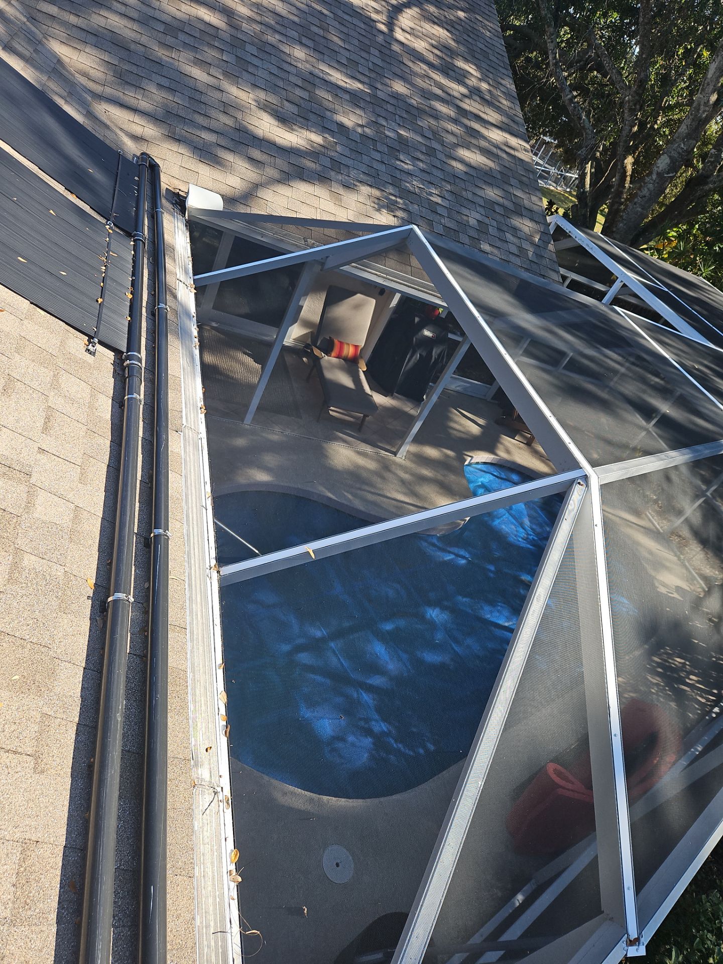 Seamless Aluminum Gutter Installation using 6 Inch Seamless Gutters in Sarasota FL by Gutter Professors