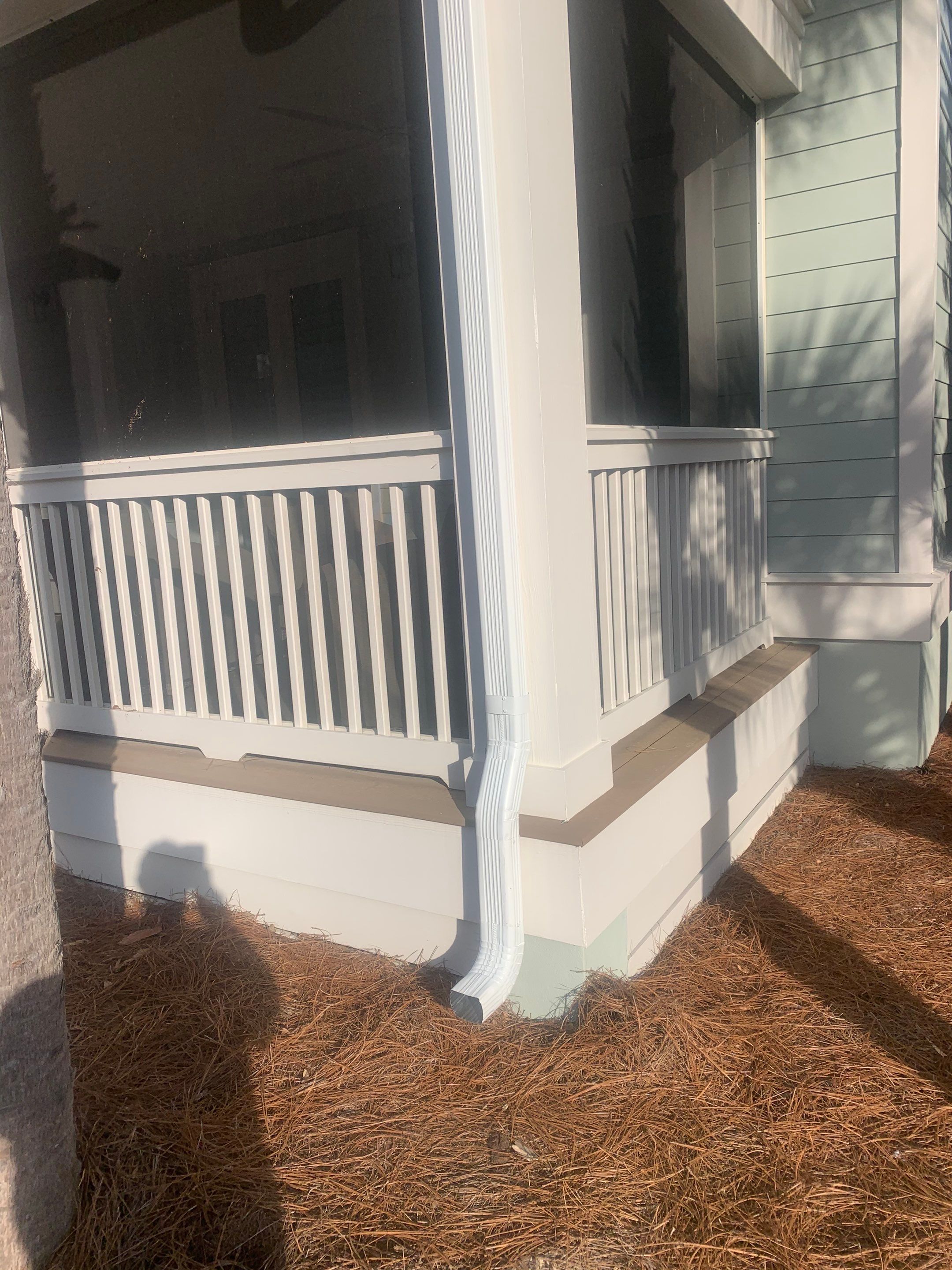 New Downspouts Installation in Rosemary Beach, FL by Gutter Professors