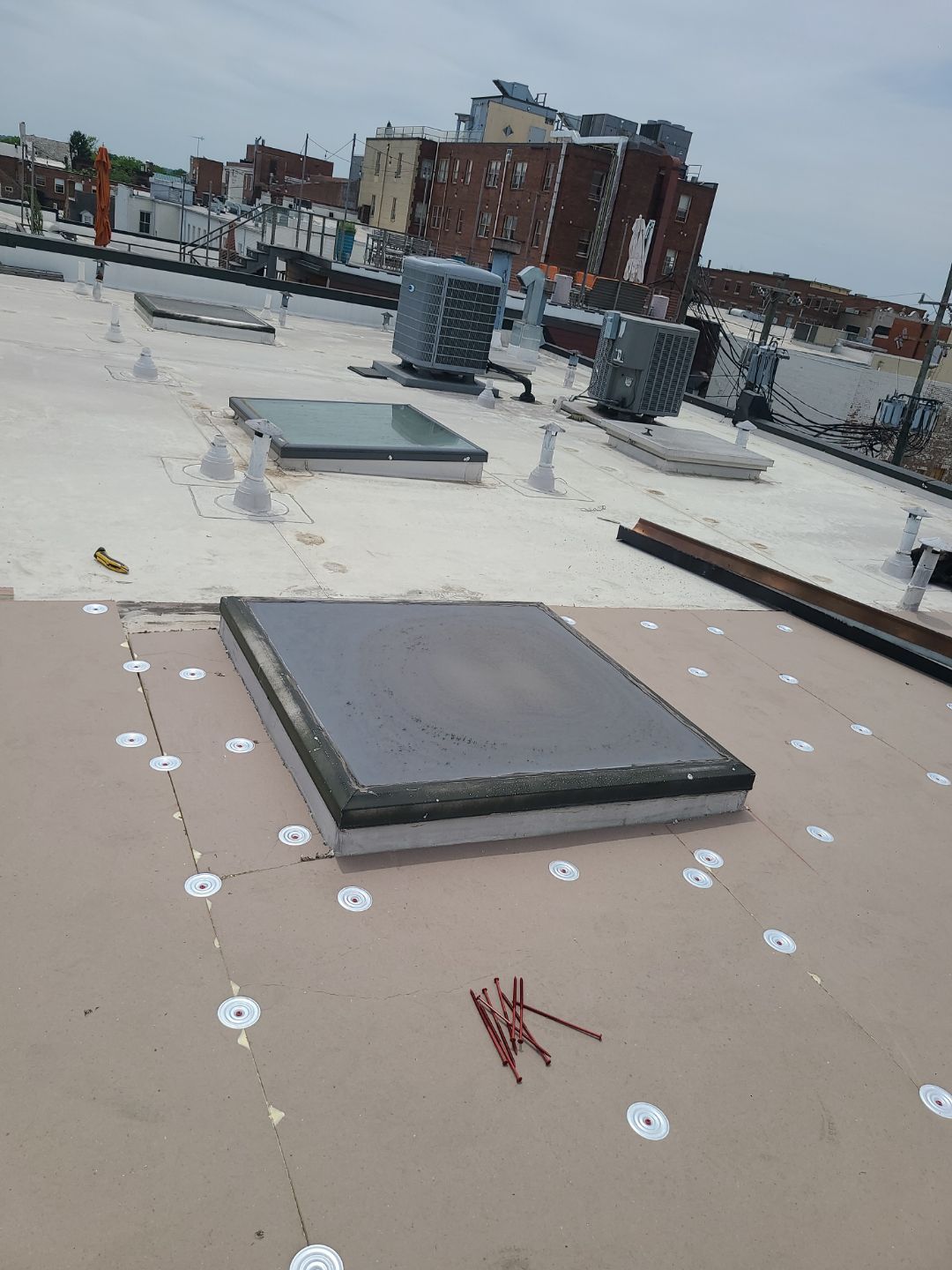 Alexandria: Carlisle Syntec TPO Flat Roof Installation by RM Banning, Inc.