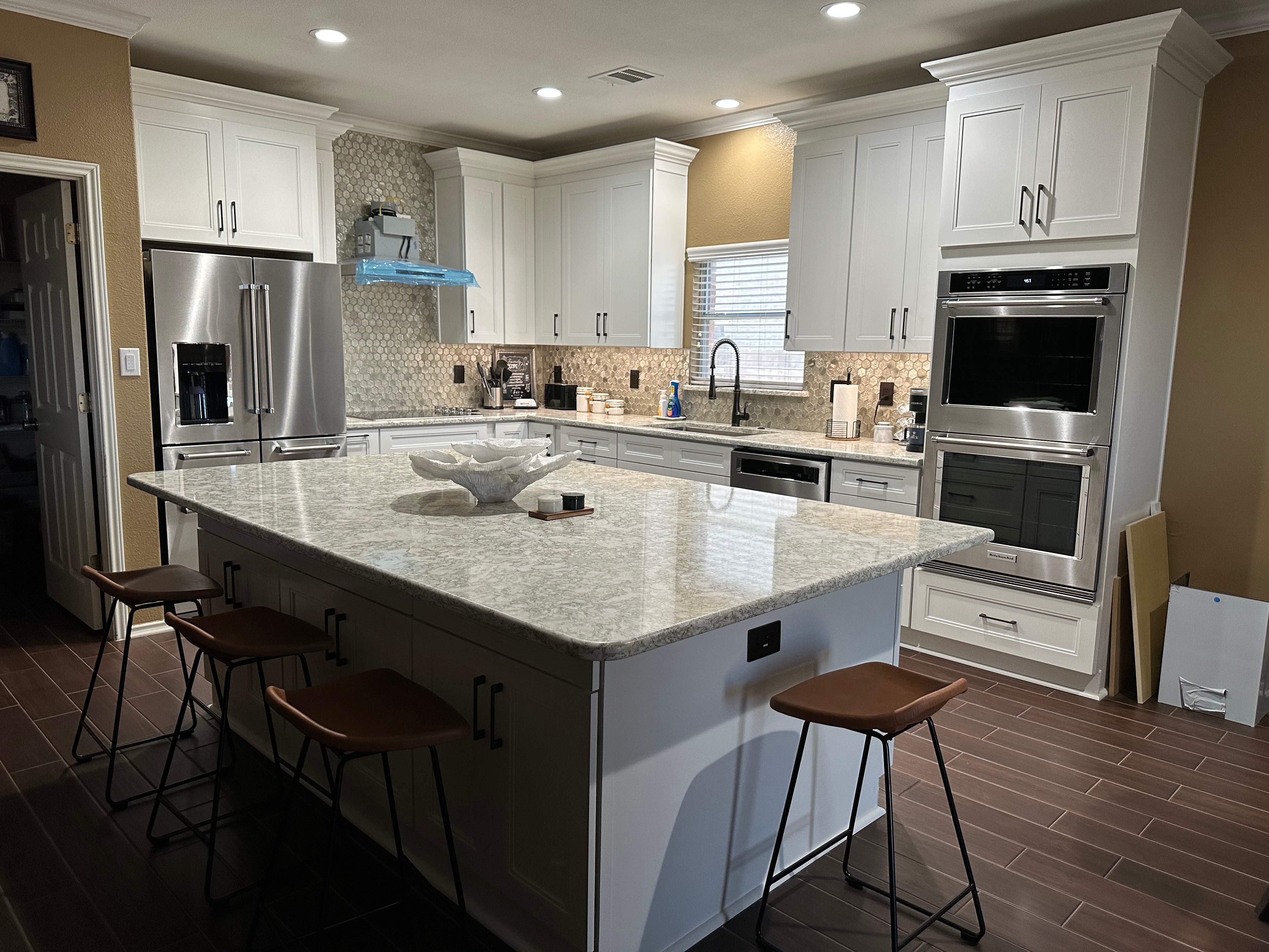 Cibolo, TX Kitchen Remodel with Island Upgrade by Legacy Bath and Kitchen 