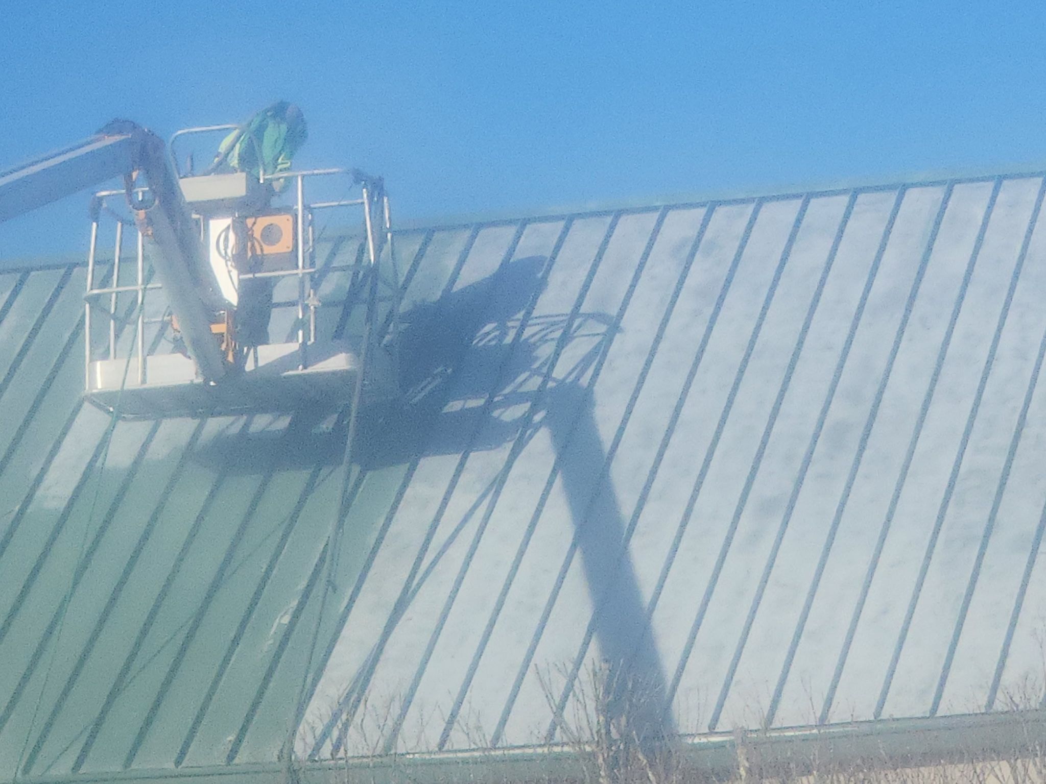 Metal roof  by Allstate Sandblasting 