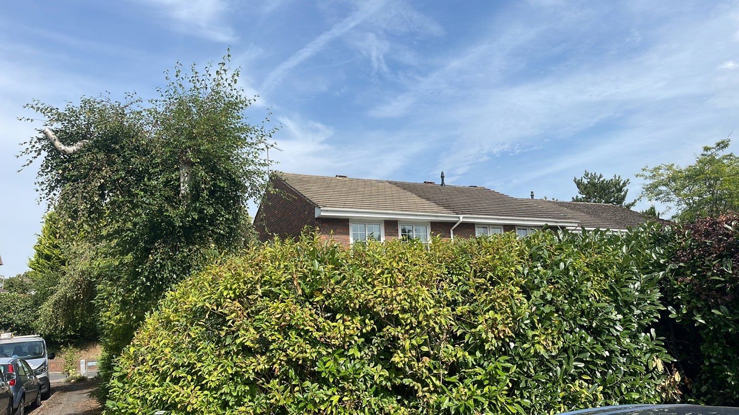 Roof Cleaning and Biocide Treatment using Honda 15lpm Low Pressure Washing Machine by Ges Exterior Cleaning ltd