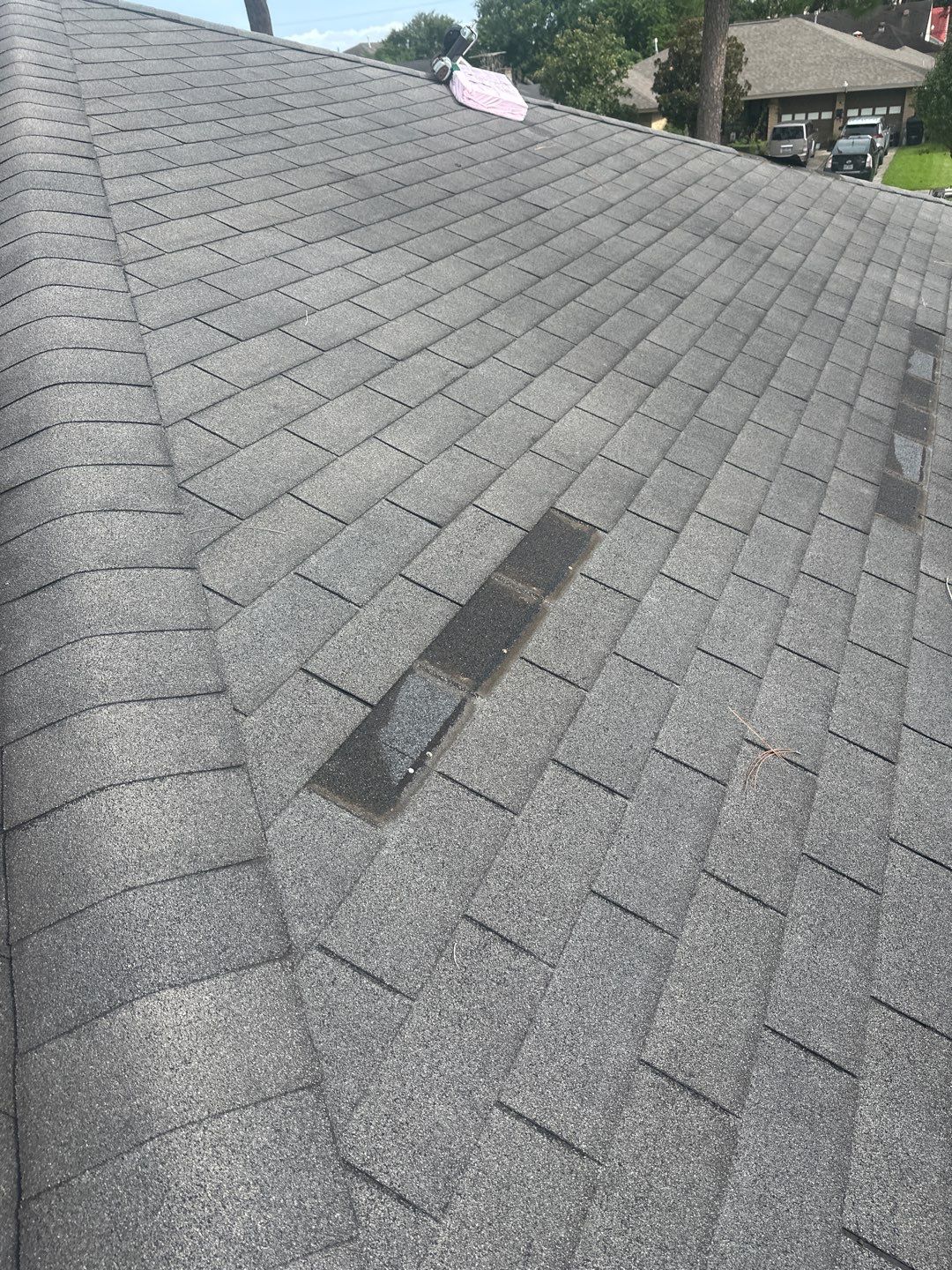 Hail Damage using Owen's Corning Duration (Lifetime) Shingles by Roof Repair Company