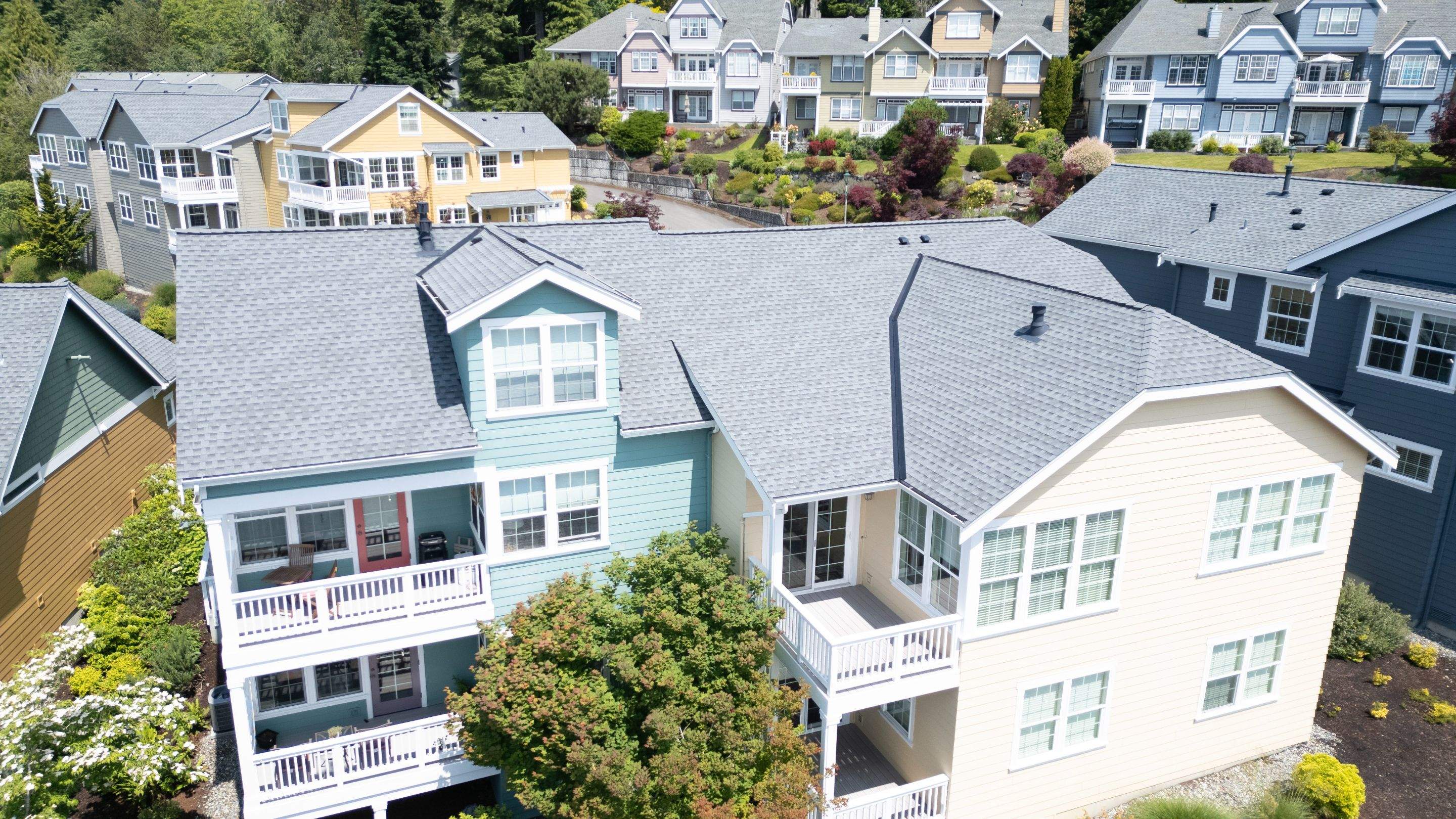 HOA Triplex Reroof Project (10) Buildings by Fields Roof Service Inc