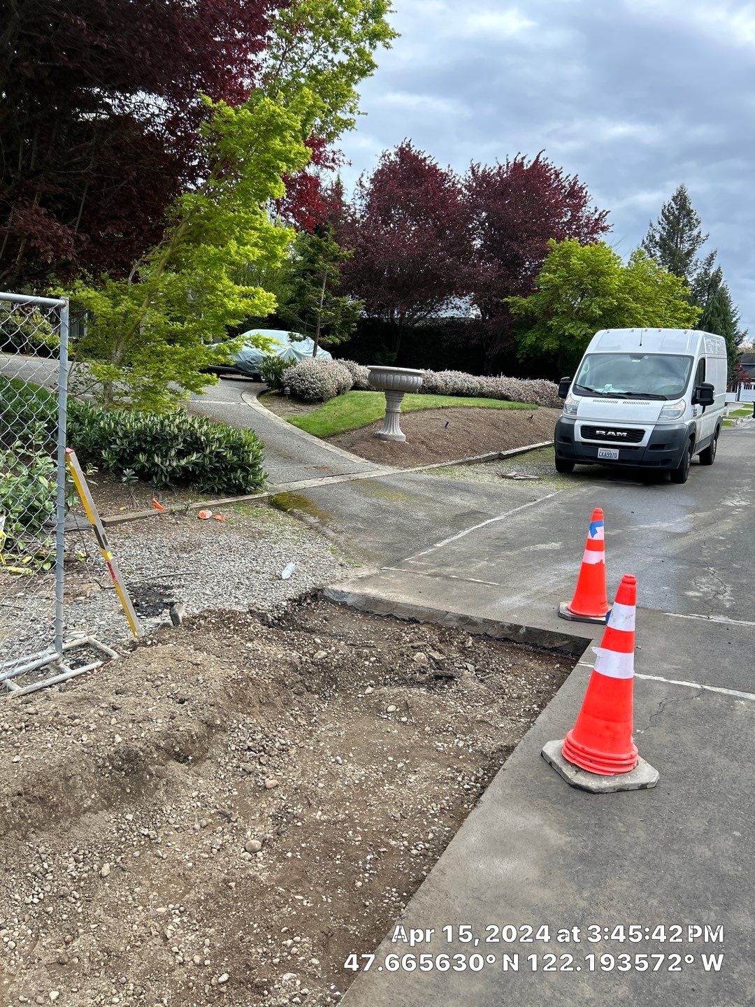 Thomas Custom Homes Development  by Jireh Asphalt & Concrete Inc 