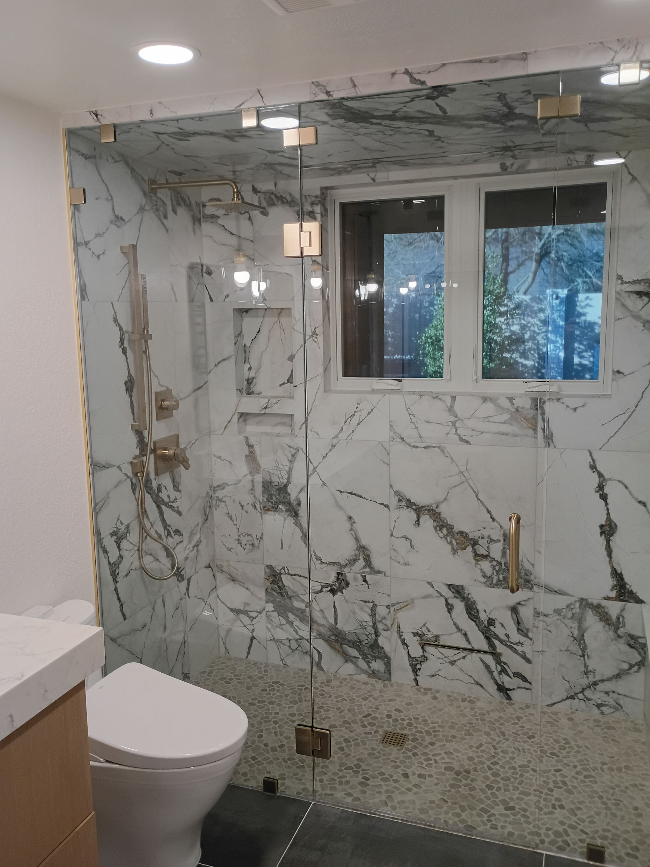 Boerne Master Bathroom Remodel with Custom Walk-In Shower by Legacy Bath and Kitchen