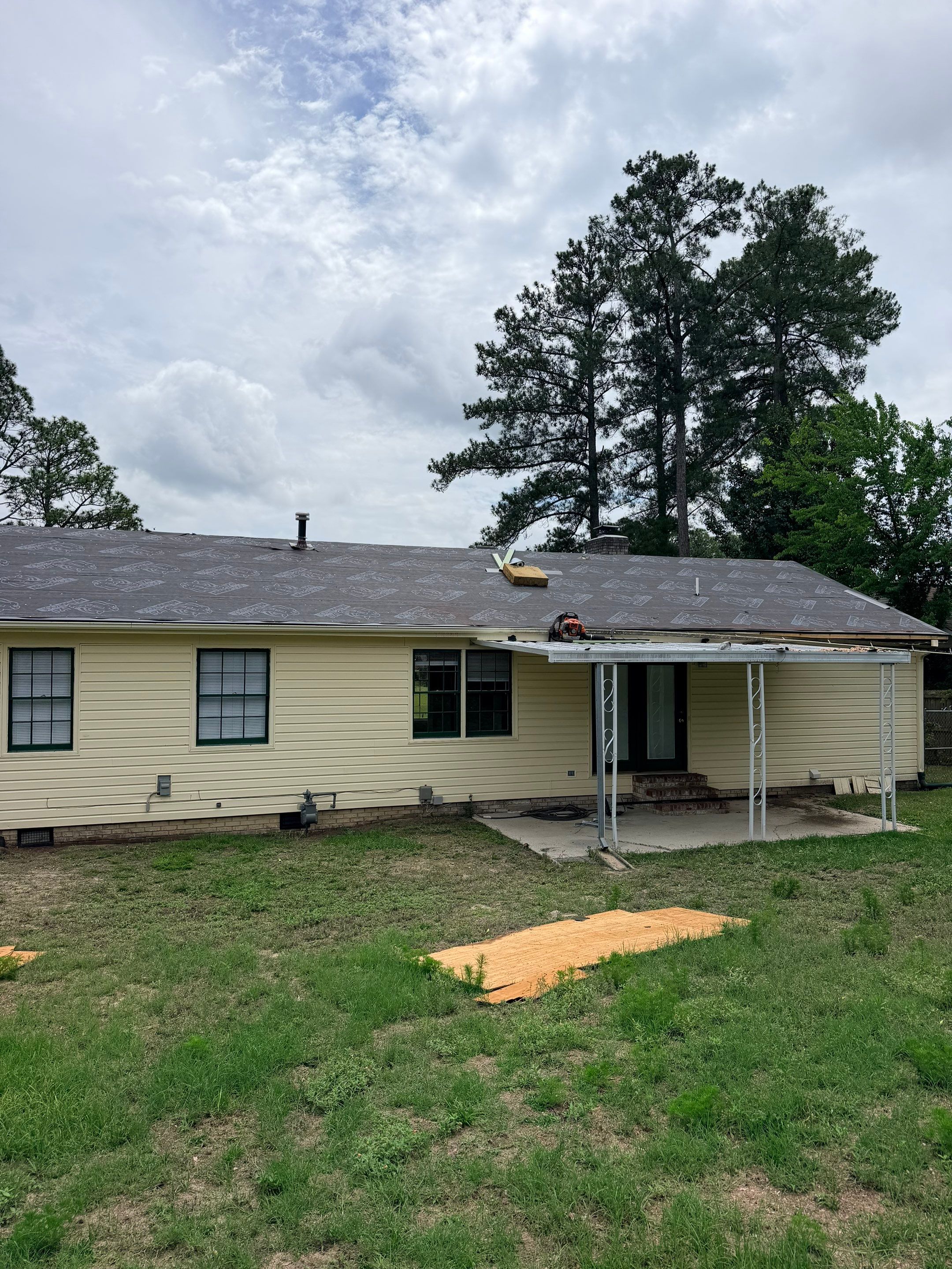 Roof Trusses Replaced- New Roof Installation by Karcher Roofing & Construction