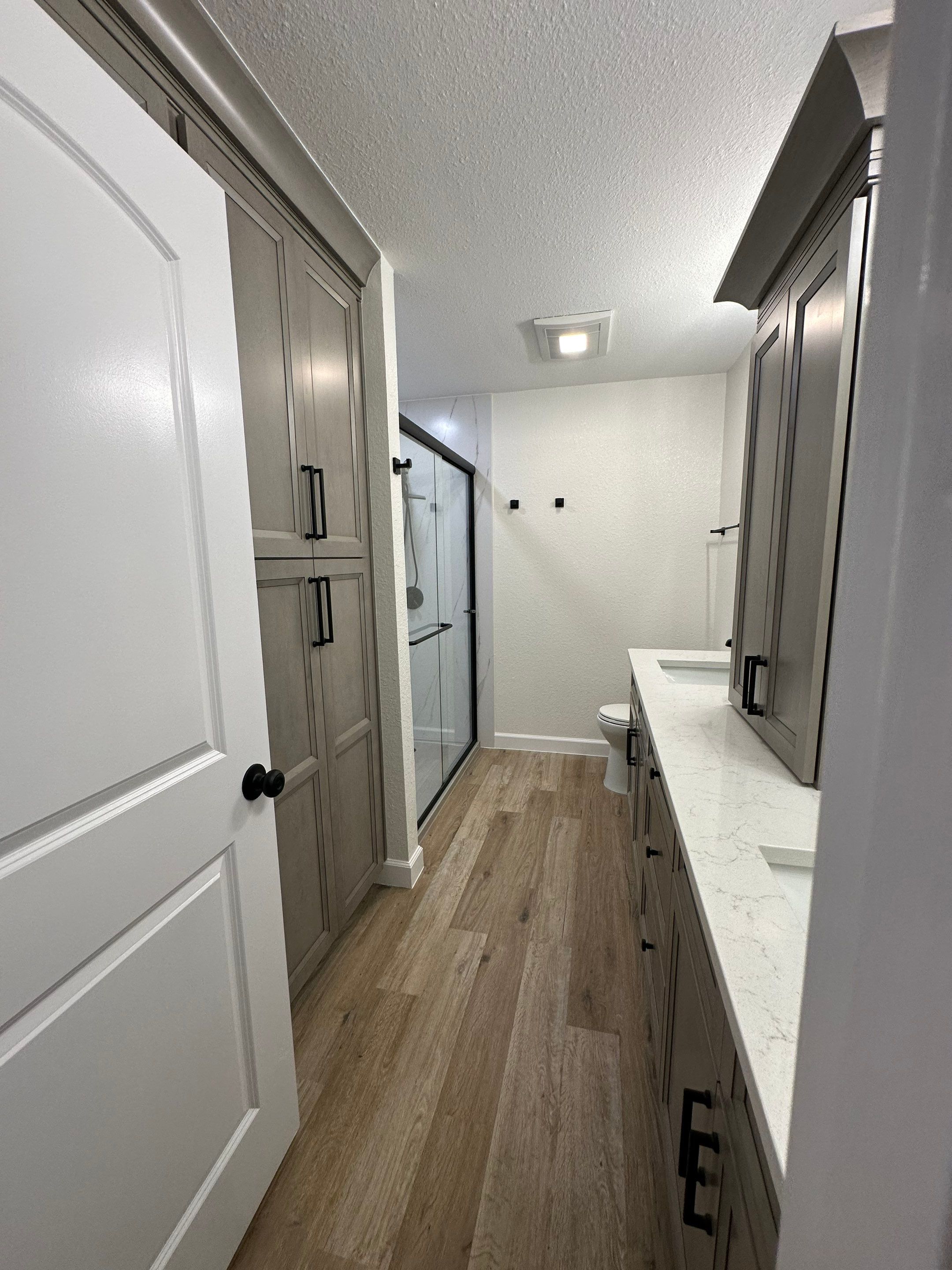 Rimline Full Bath Remodel with Tub to Shower Conversion by Legacy Bath and Kitchen 