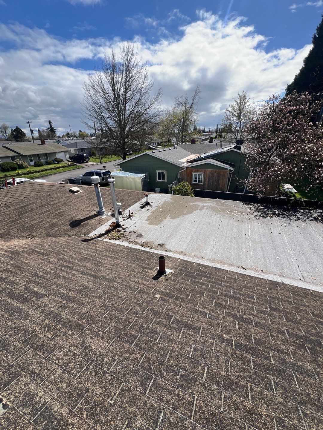 Residential Roofing Installation using IKO Dynasty (Color: Driftshake) by Orezona Building & Roofing Company, Inc.