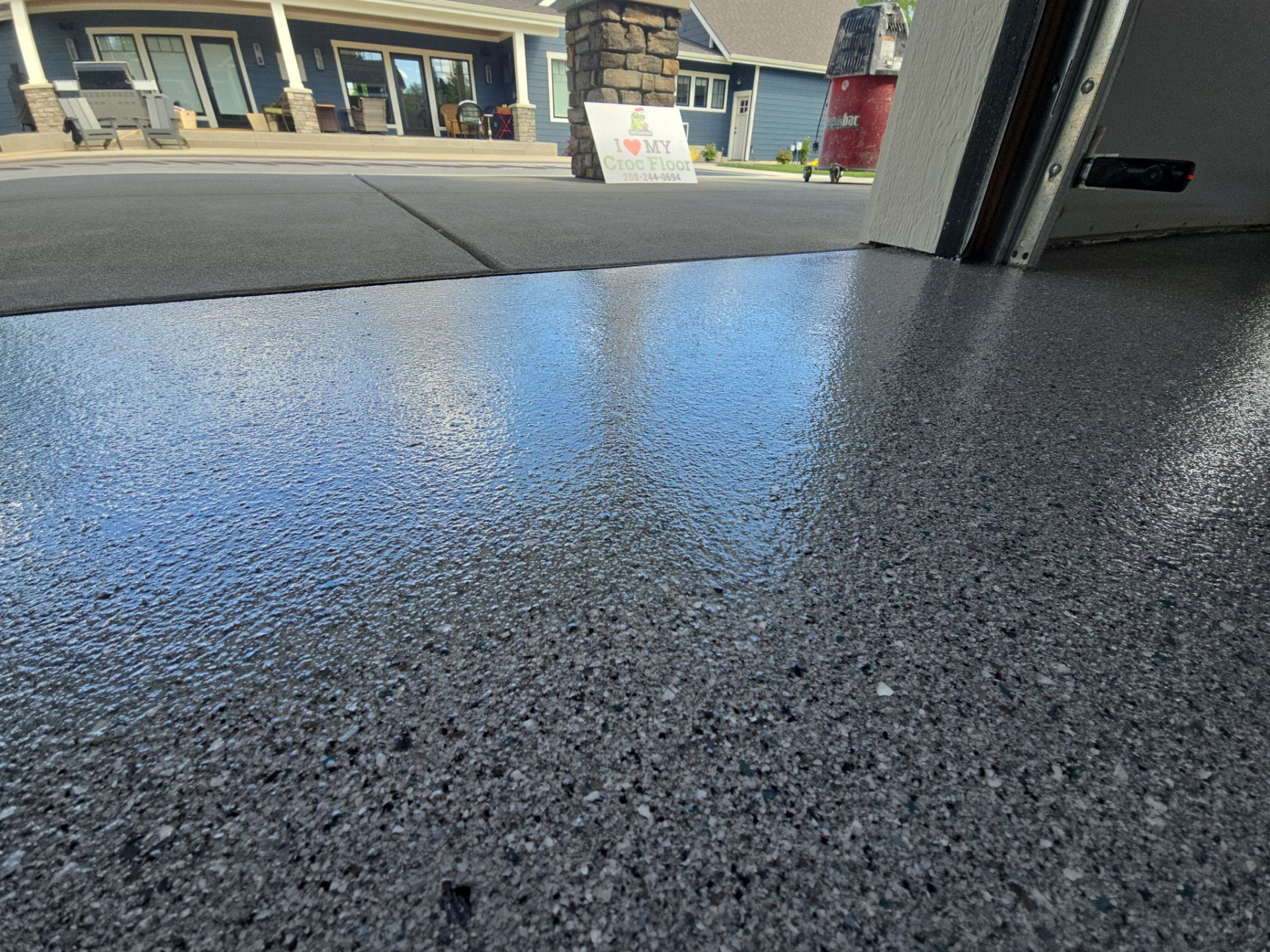 Garage Transformation using Canfield Hybrid  by Croc Coatings, LLC