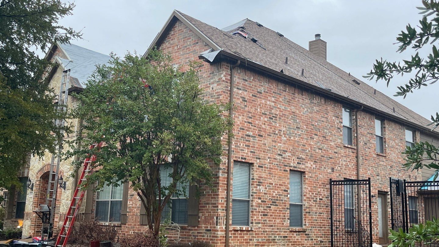 Storm Roof Damage Replacement in Frisco by First United Roofing & Construction