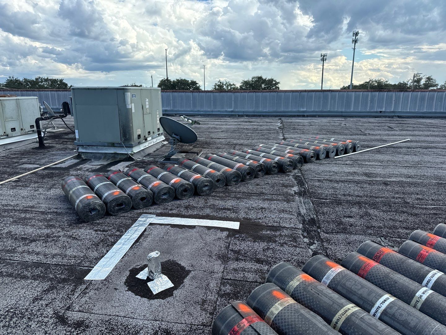Modified Bitumen Commercial Roof Installation for Tampa Strip Mall by CES Roofing