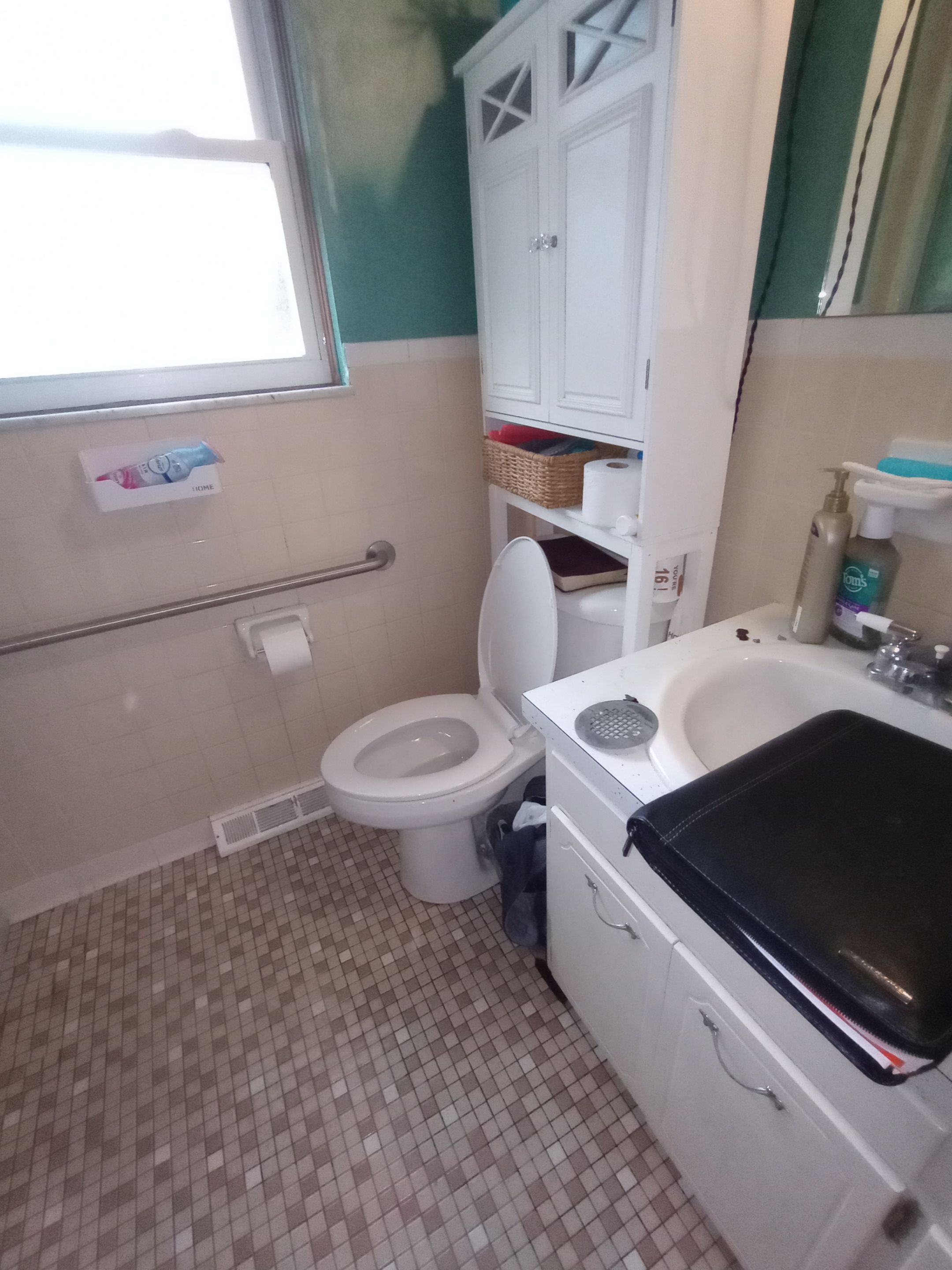 Water Damage in from upstairs sewage backup.  by ANR Restoration