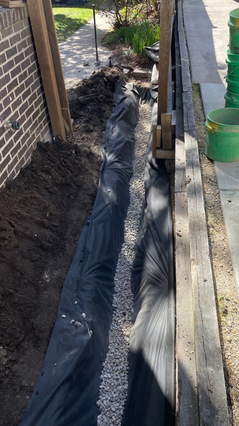 Foundation Drainage Board & French Drain in Southwest Minneapolis by Waterproofing Northeast