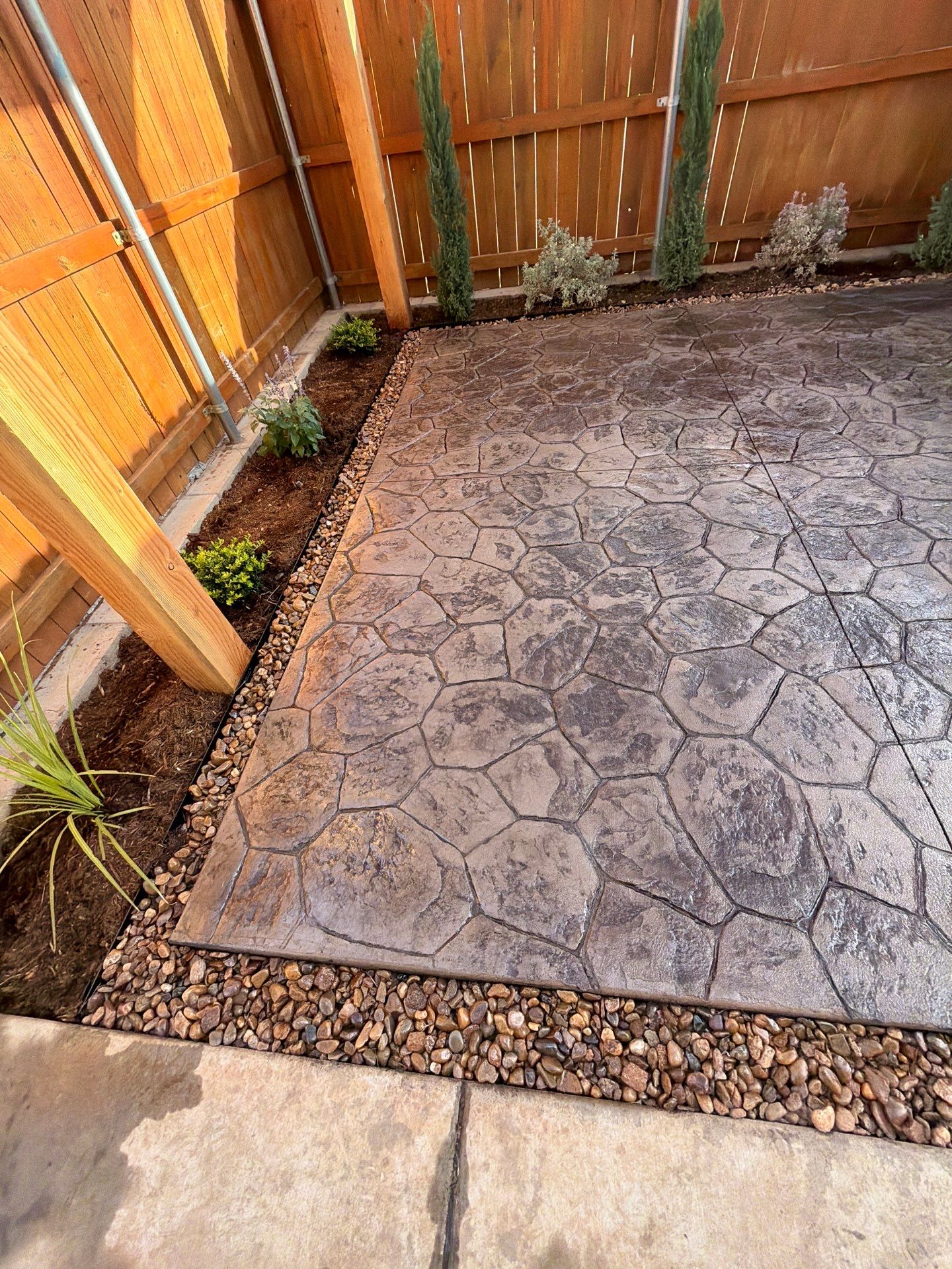 Outdoor Living Area by Clays Services Inc