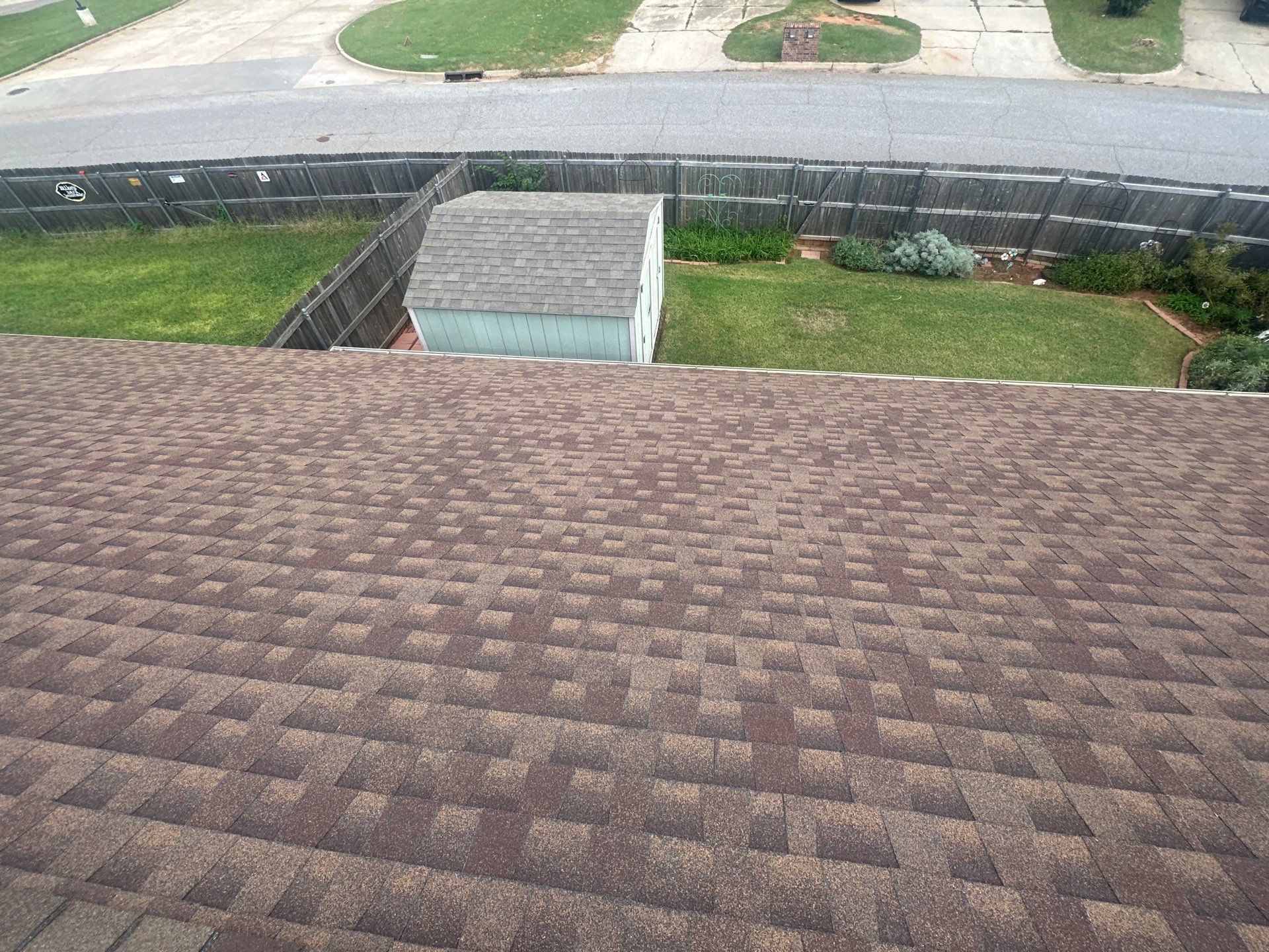 Hail Damage Roof Inspection in Oklahoma City, OK by McCann's Roofing and Construction