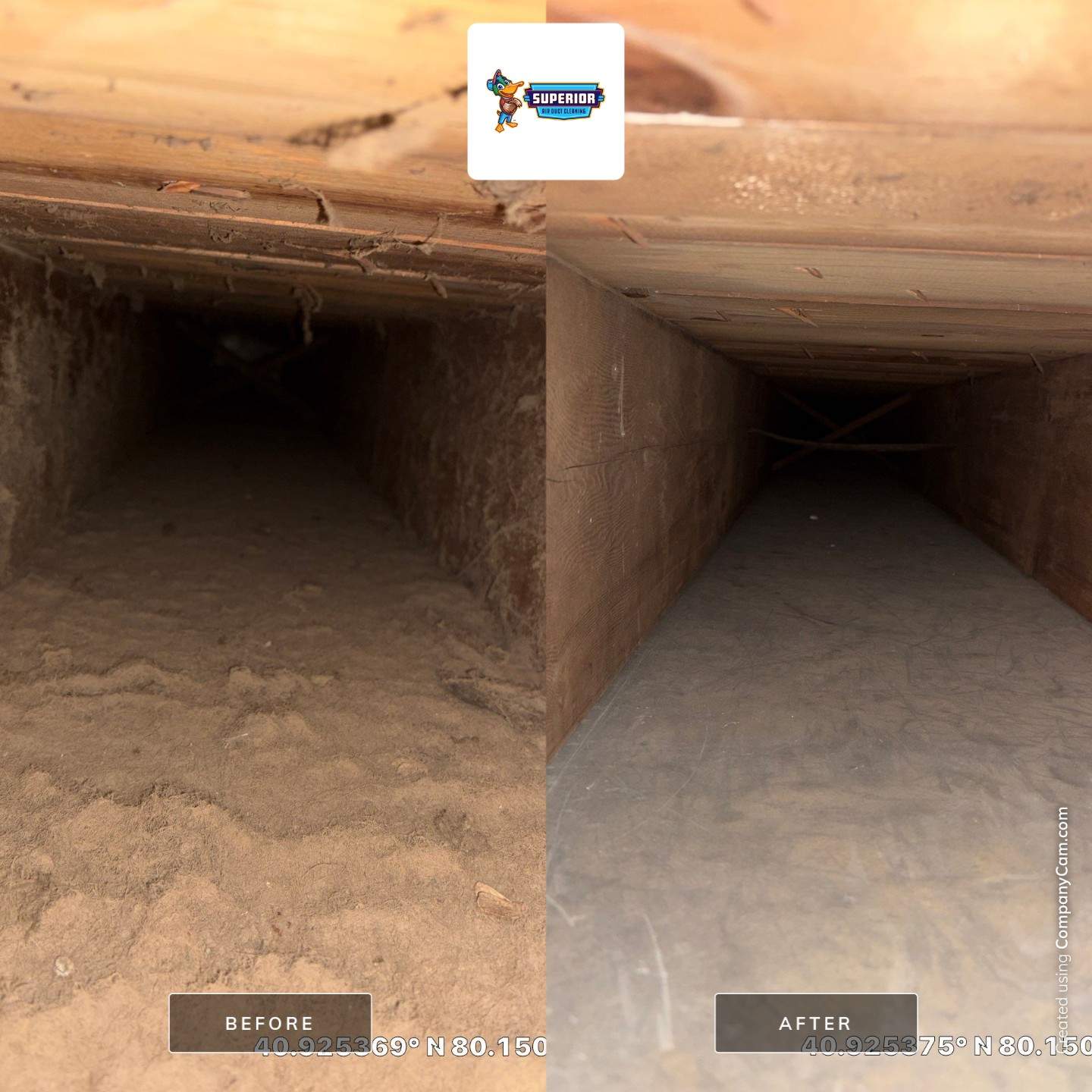 Air Duct Cleaning With a Vacuum Truck in Portersville, PA by Superior Air Duct Cleaning
