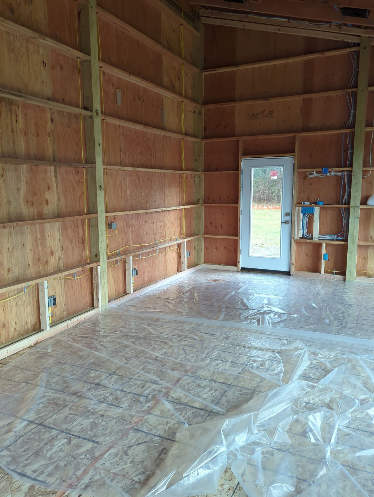 Open Cell Spray Foam to a Pole Barn by NYS Foam & Energy