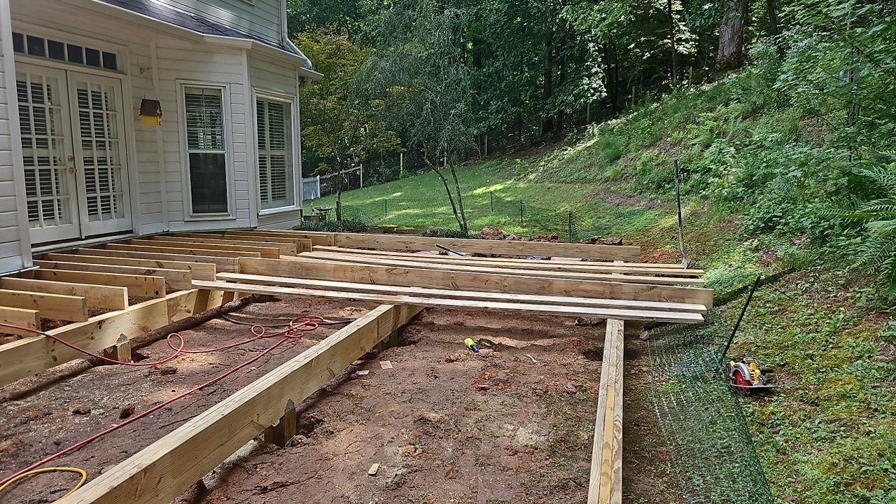 Jameswood Lane - Composite Deck Build by Pillar and Pine