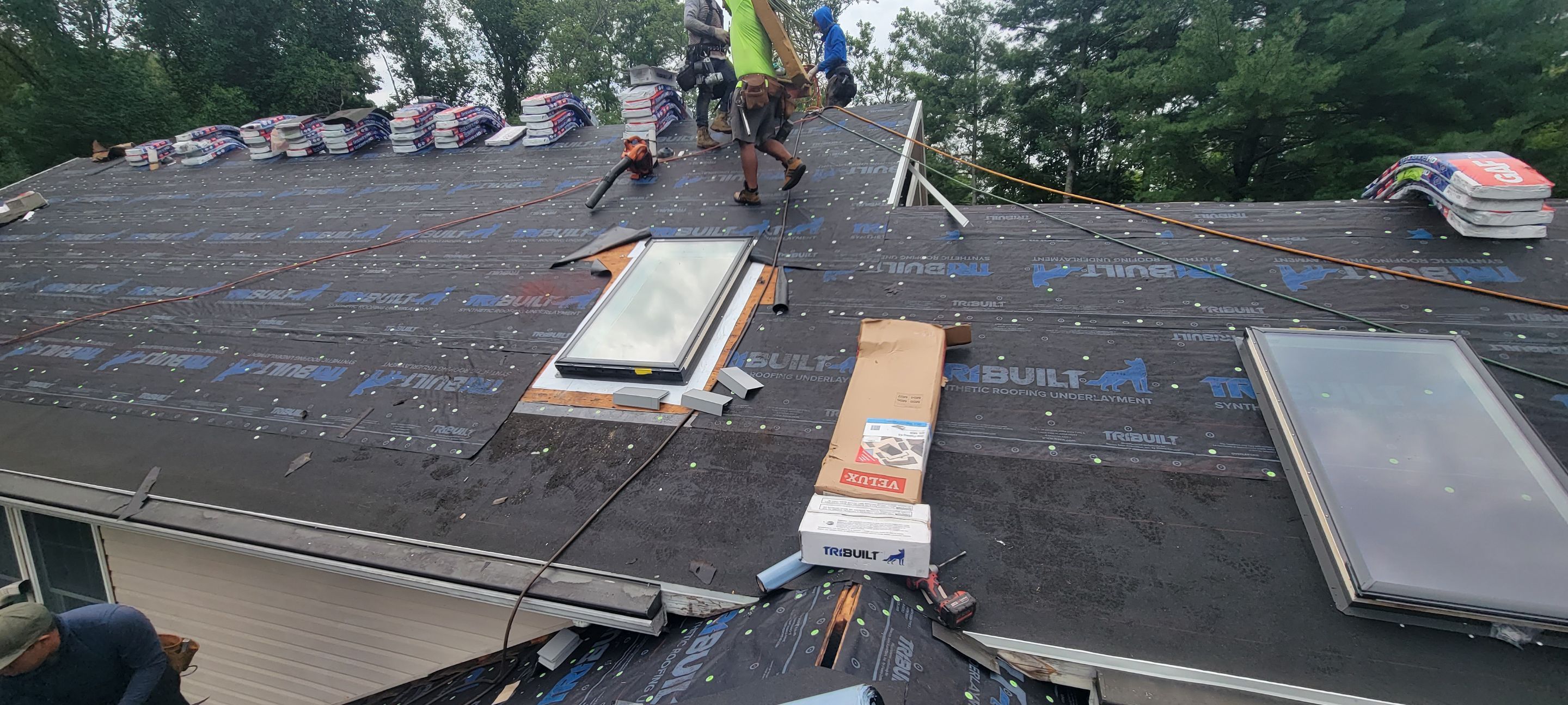 Roof Installation using GAF Timberline HDZ by ExteriorPros
