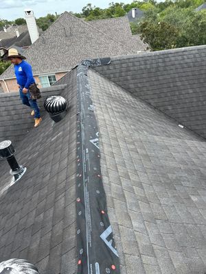 Residential Roofing Repair using Owen's Corning Duration (Lifetime) Shingles