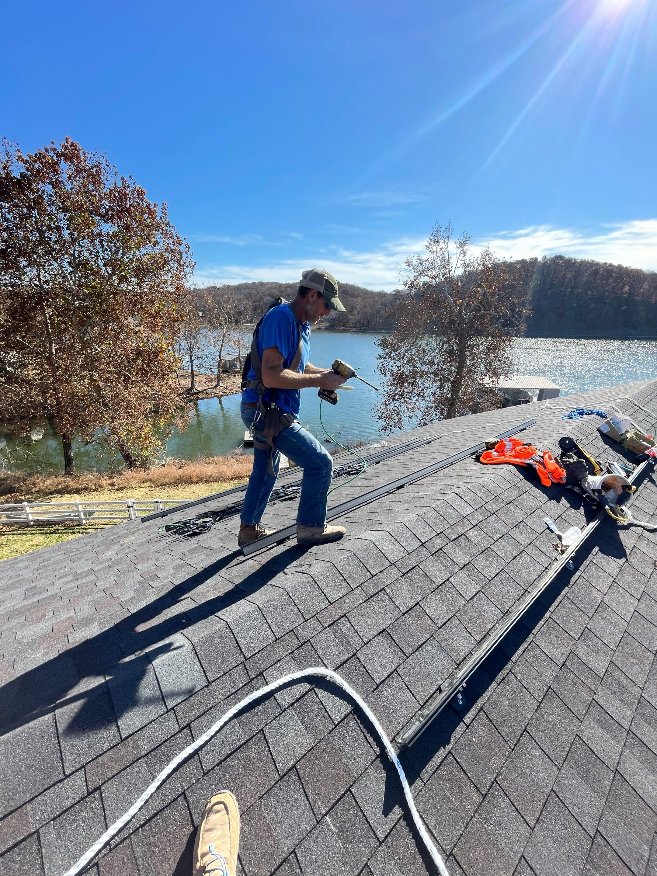 9.6KW Roof Mount Solar System by Argent Electric LLC