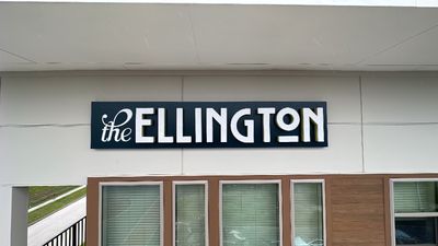 Channel Letters on Backer for Ellington