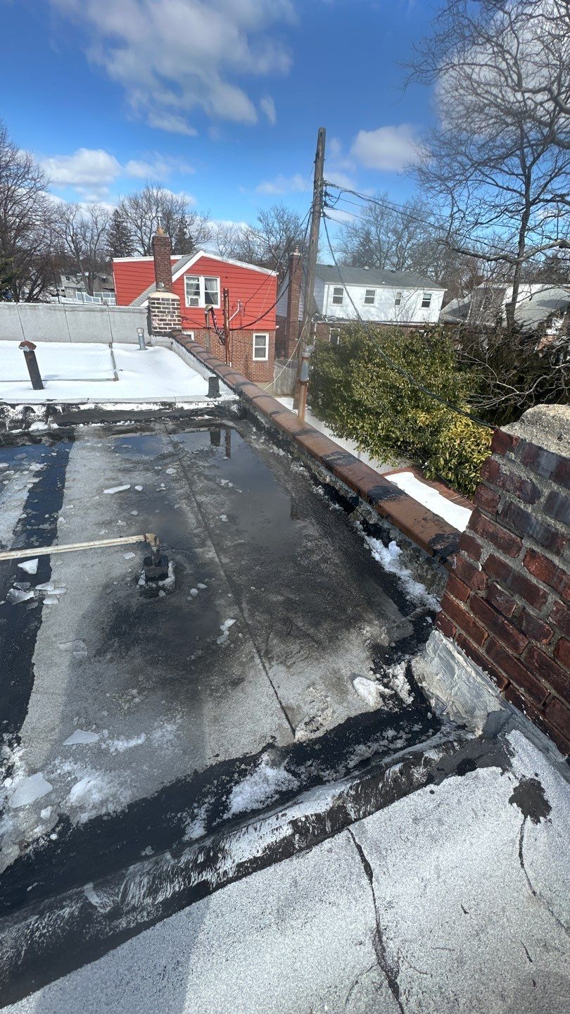 Commercial Roof Snow Removal by Above All Gutters