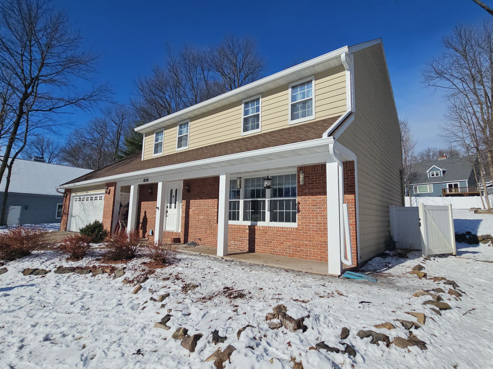 6" Seamless Gutter Installation with Gutter Guards by AA Seamless LLC