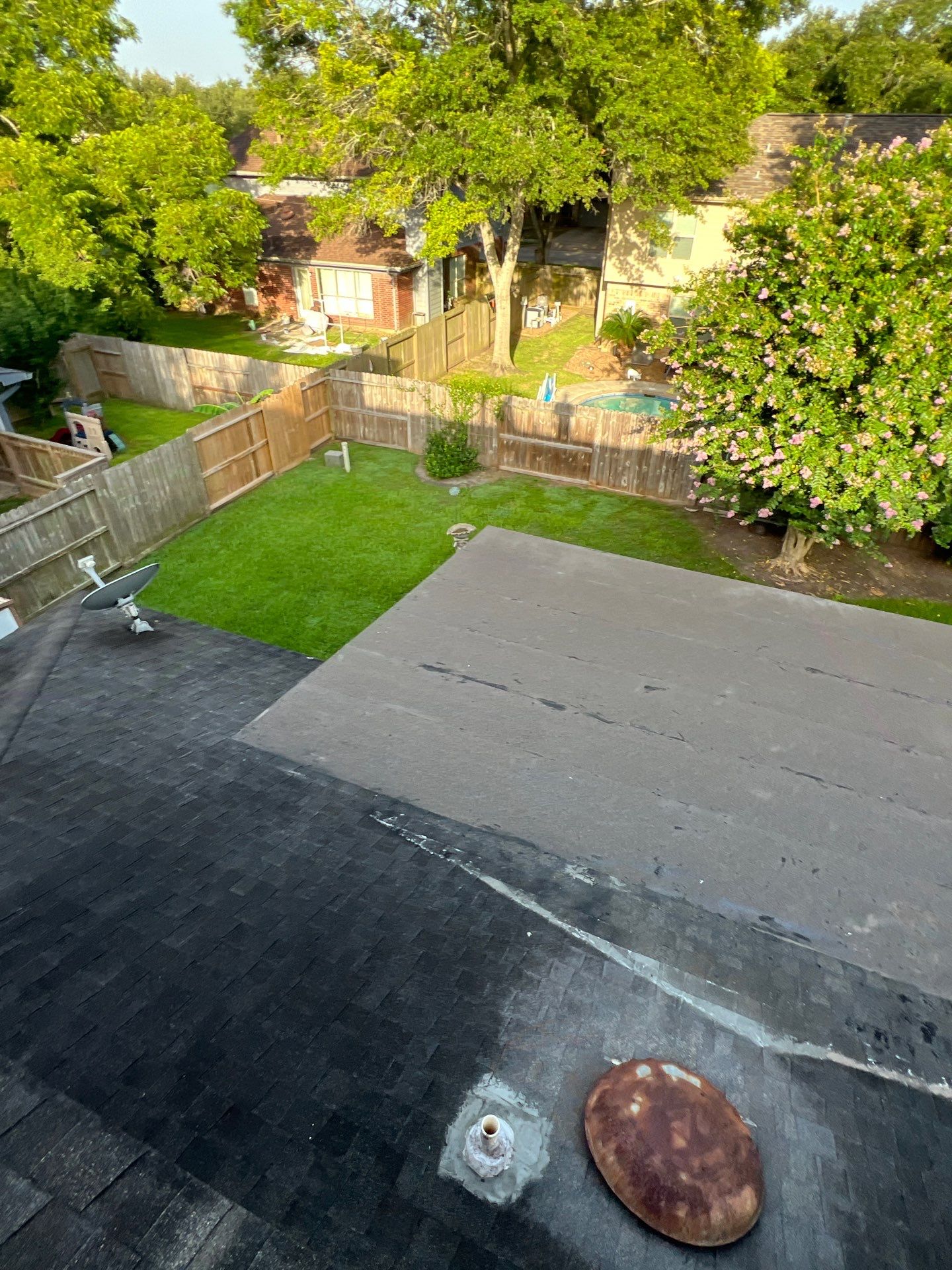 Hail Damage using Owen's Corning Duration (Lifetime) Shingles by Roof Repair Company