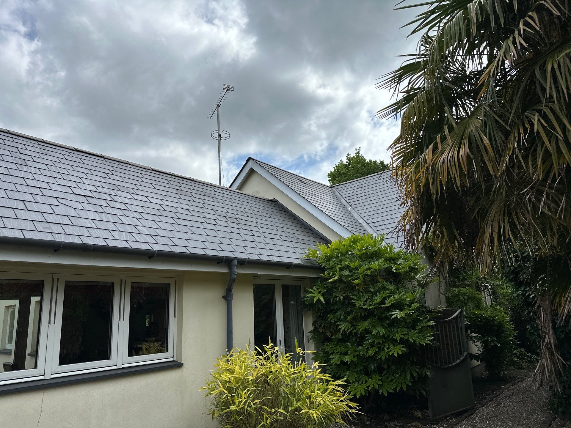 Roof and Patio Cleaning using Honda 15lpm Low Pressure Washing Machine by Ges Exterior Cleaning ltd