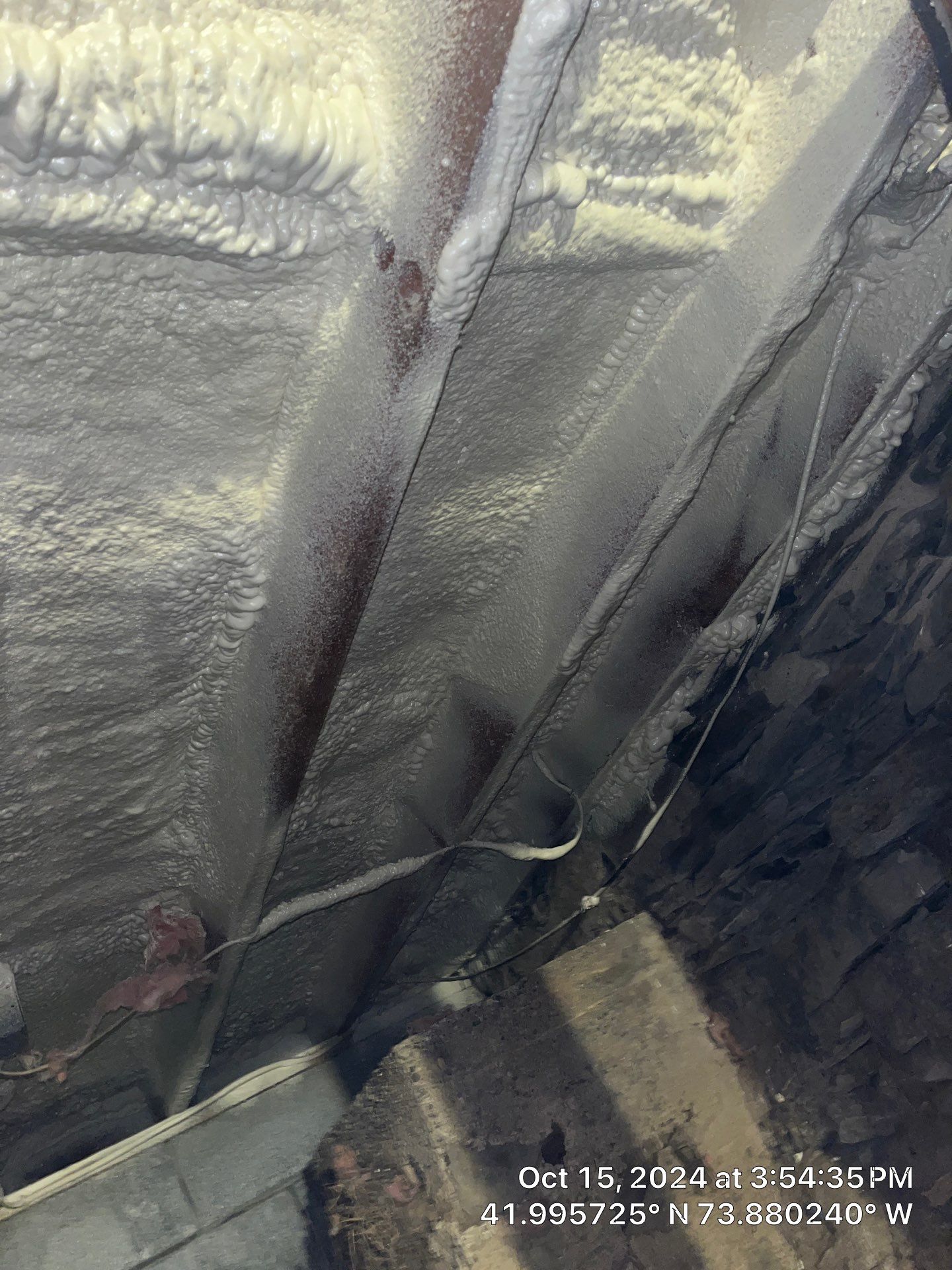 Attic Insulation using open cell spray foam by NYS Foam & Energy