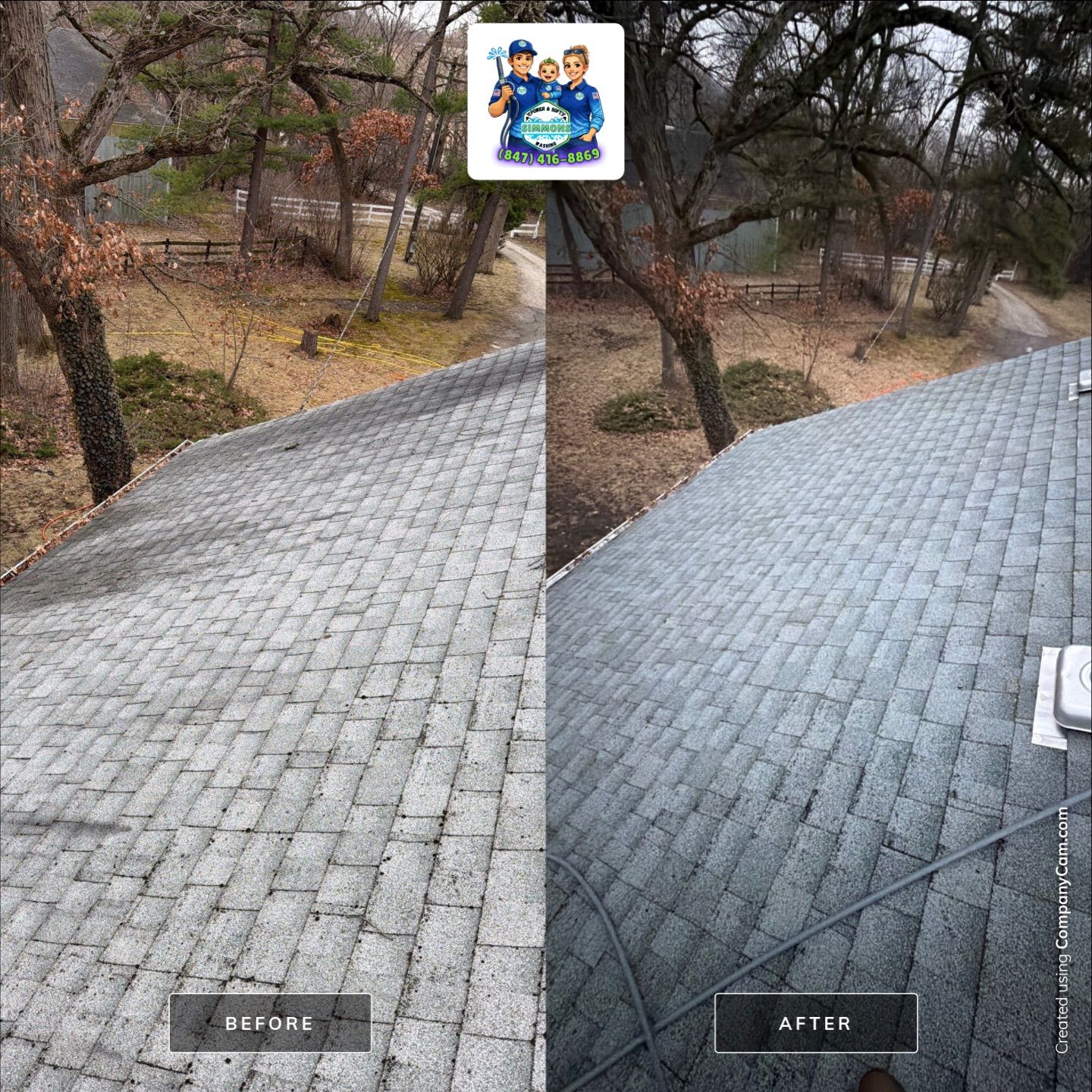 Project in Mundelein by Simmons Power & Soft Washing