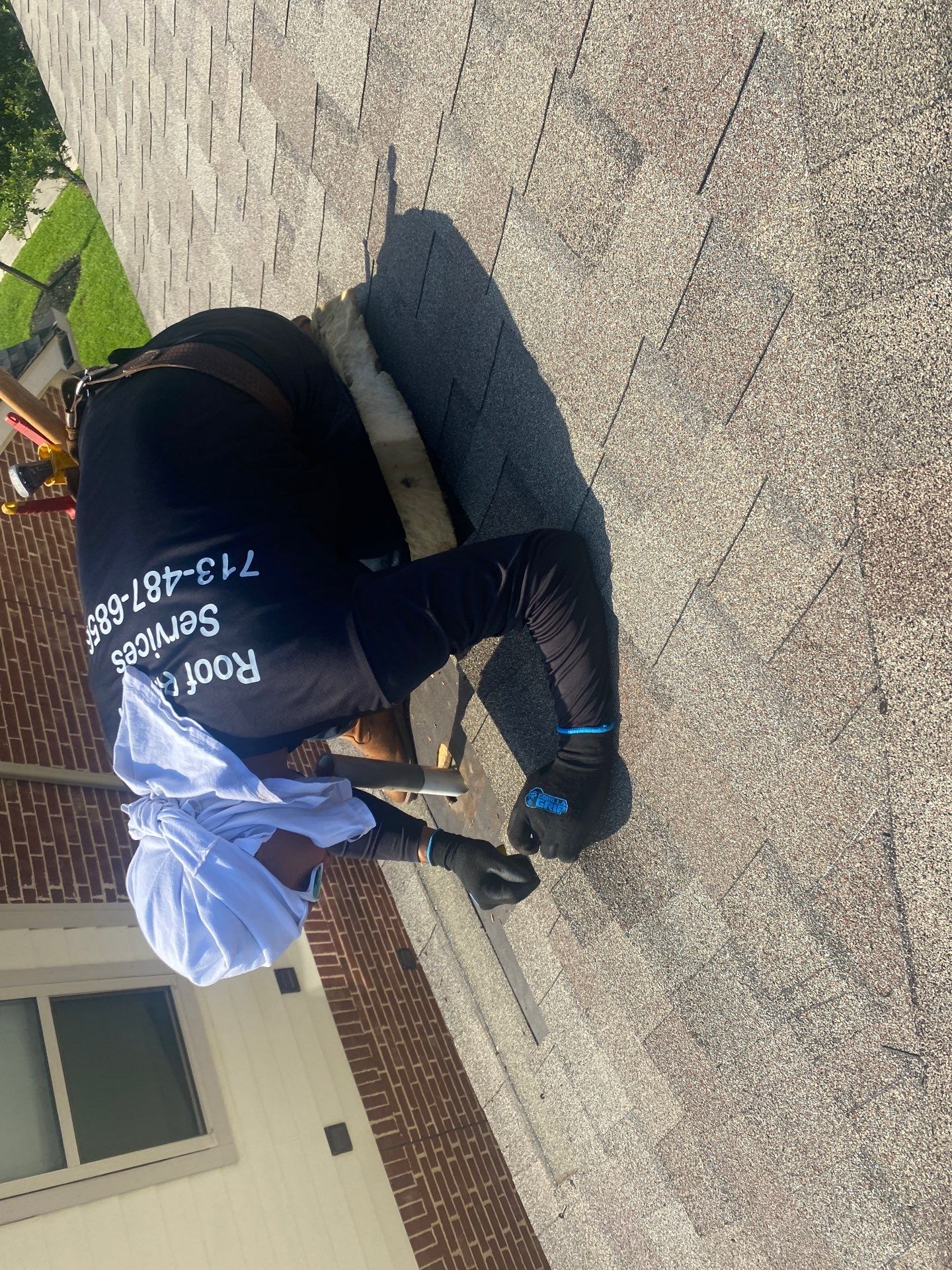 Hail Damage using Owen's Corning Duration (Lifetime) Shingles by Roof Repair Company