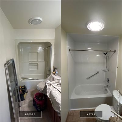 Spacious Tub Upgrade